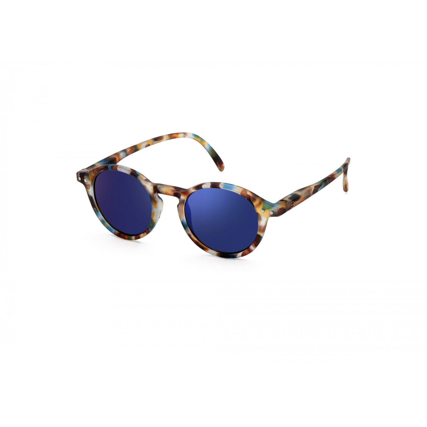 #D Junior Sunglasses for Kids - Blue Tortoise Frame with Mirror Lens UV400 Protection | Perfect for Beach, Outdoor Play & Summer Activities
