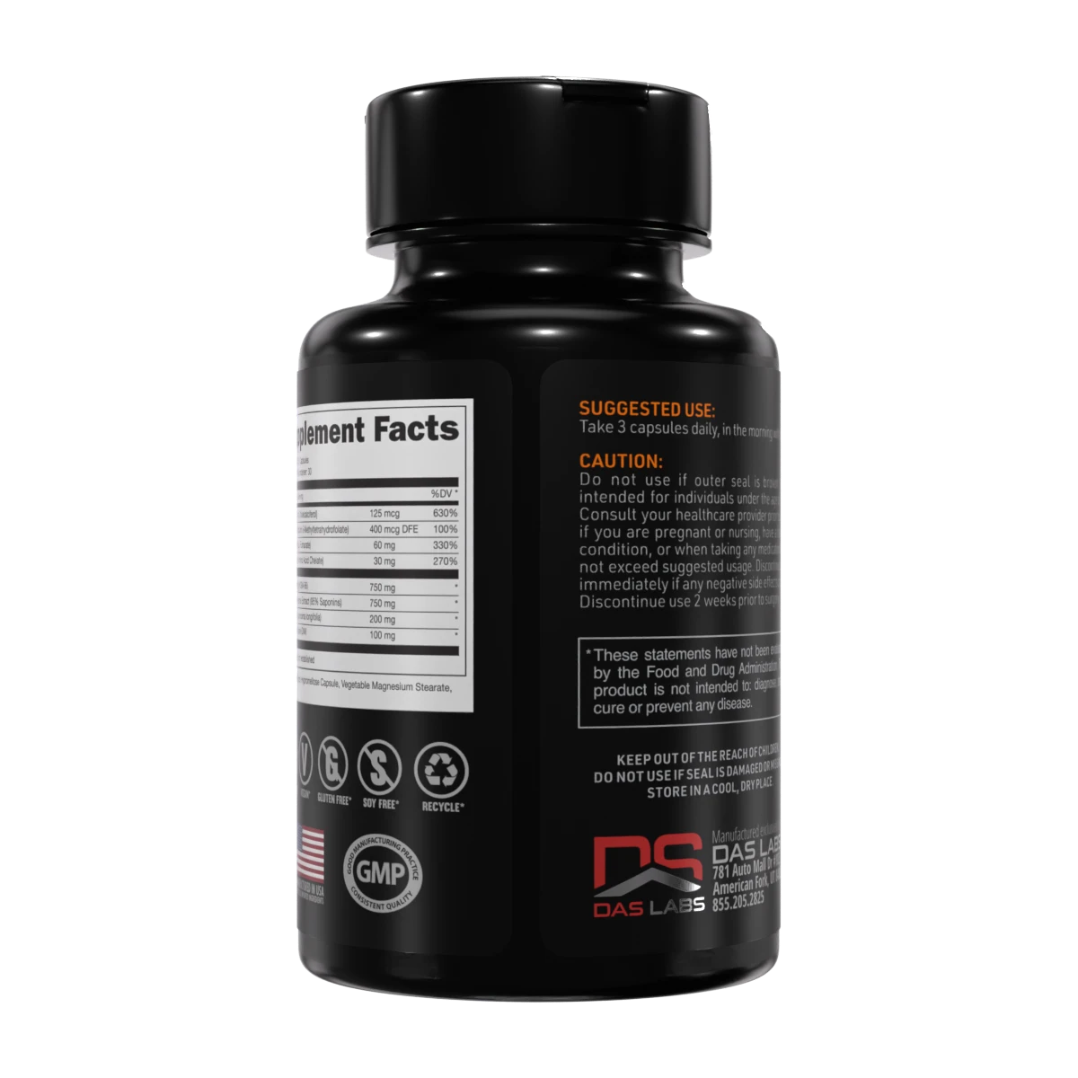 Bucked Up RUT 90 Capsules - Natural Energy & Focus Supplement for Workout, Gym & Daily Performance - Boost Stamina & Mental Clarity