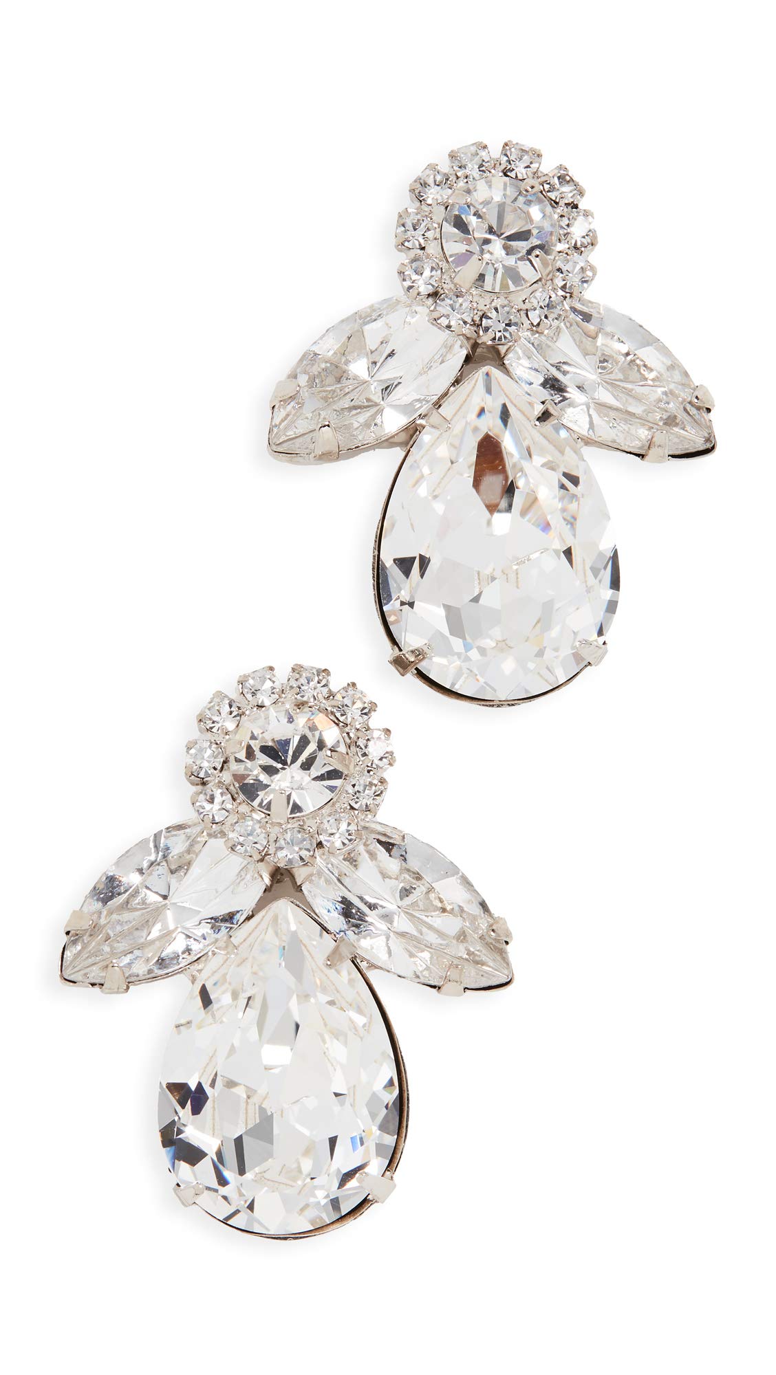 Jennifer Behr Women's Edith Earrings – Elegant Crystal Drop Earrings for Weddings, Parties & Special Occasions