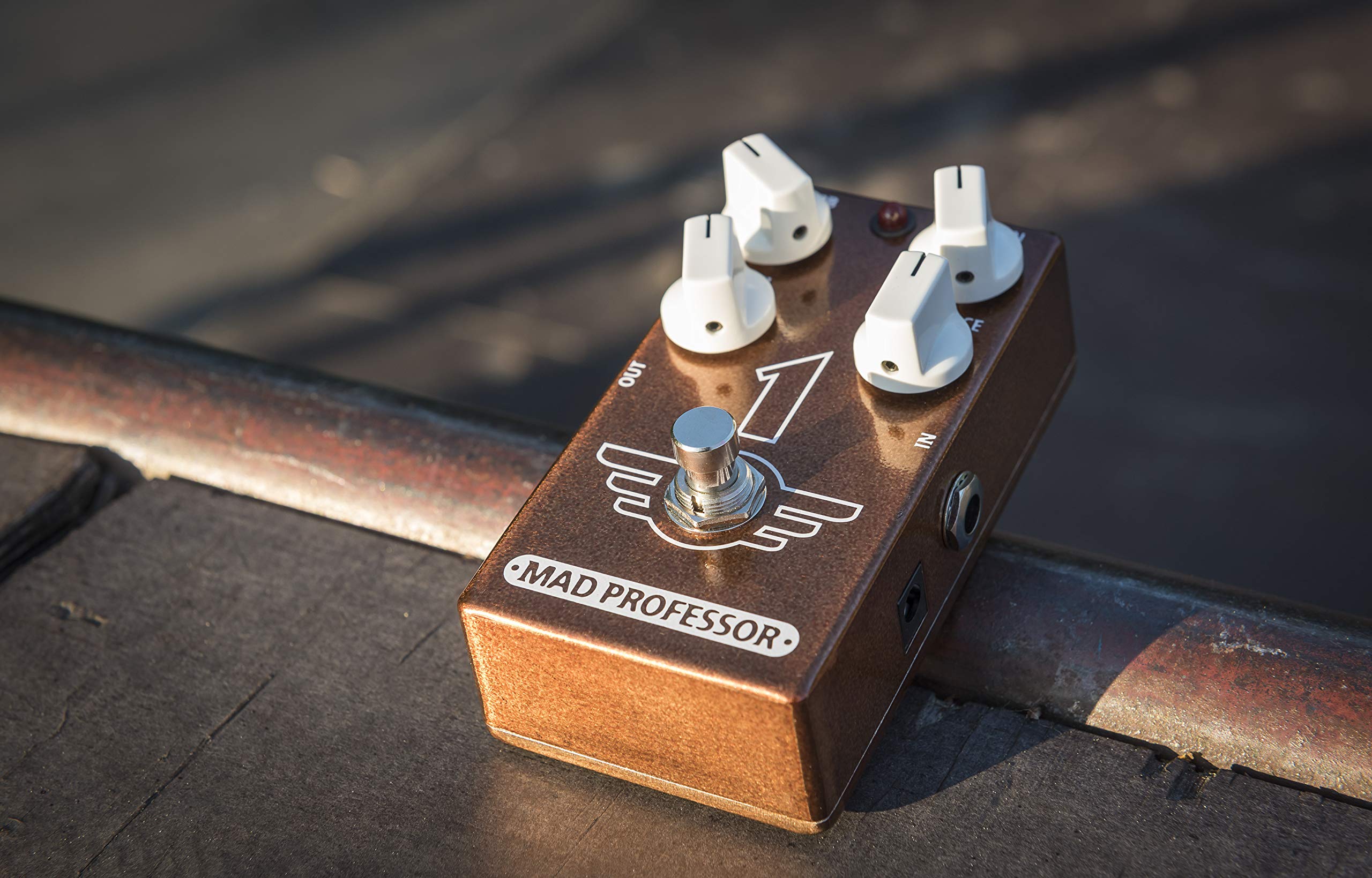 Mad Professor 1 Brown Sound Overdrive Guitar Effects Pedal - Vintage Tube Amp Tone for Rock & Blues Musicians | Stage & Studio Use