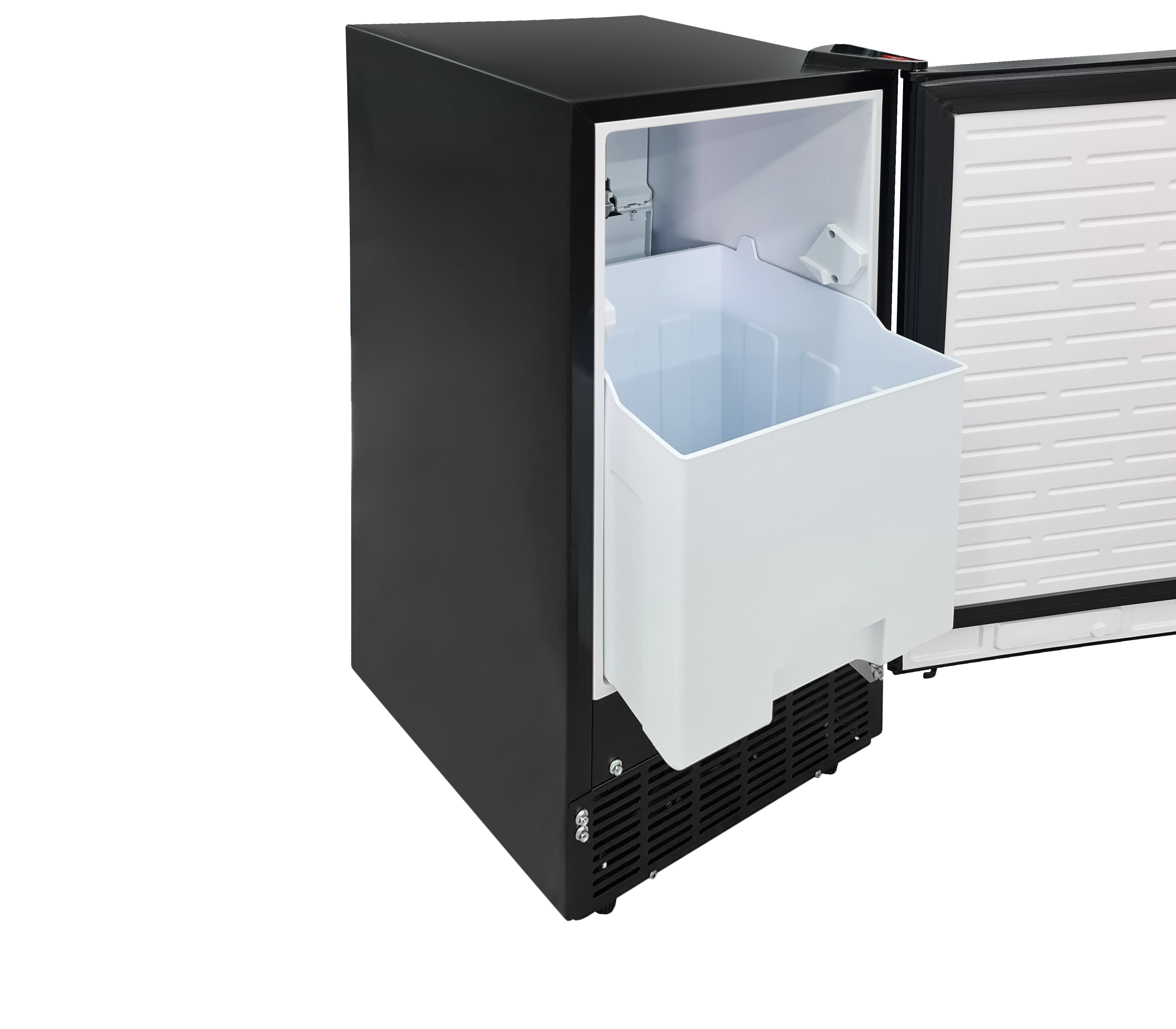 36kg/24hr Black Vetrux Ice Maker for Home, Bar, Restaurant & Party - Fast Ice Production, Energy Efficient