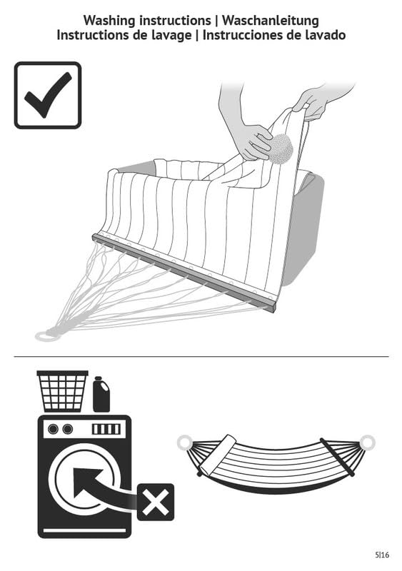 LA SIESTA Alabama Navy Blue King Size Quilted Spreader Bar Hammock - Premium Outdoor Relaxation for Patio, Backyard & Beach