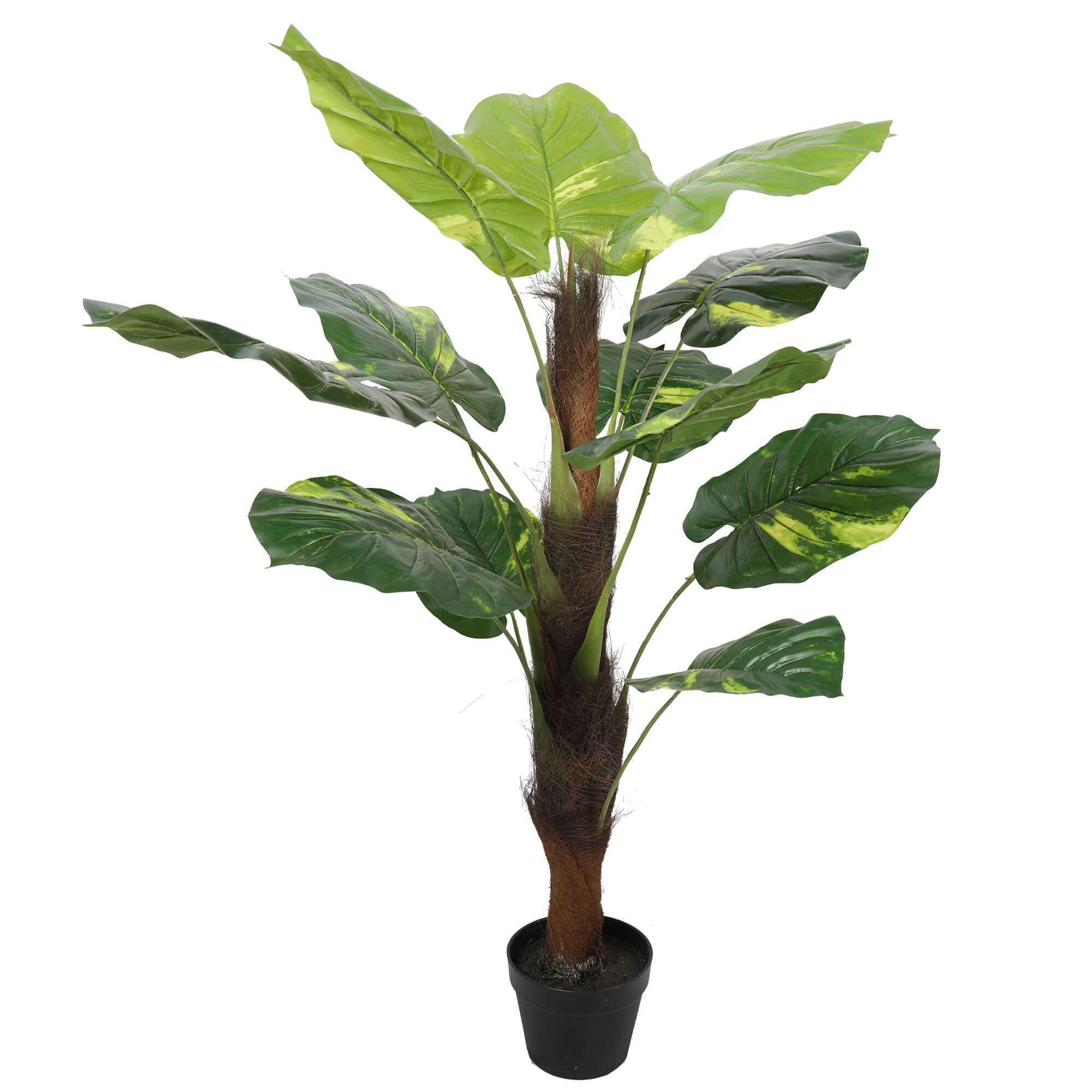 Artificial Pothos Plant in Pot with 100cm Moss Pole - Realistic Fake Hanging Vine for Home Decor, Office, Living Room & Bedroom
