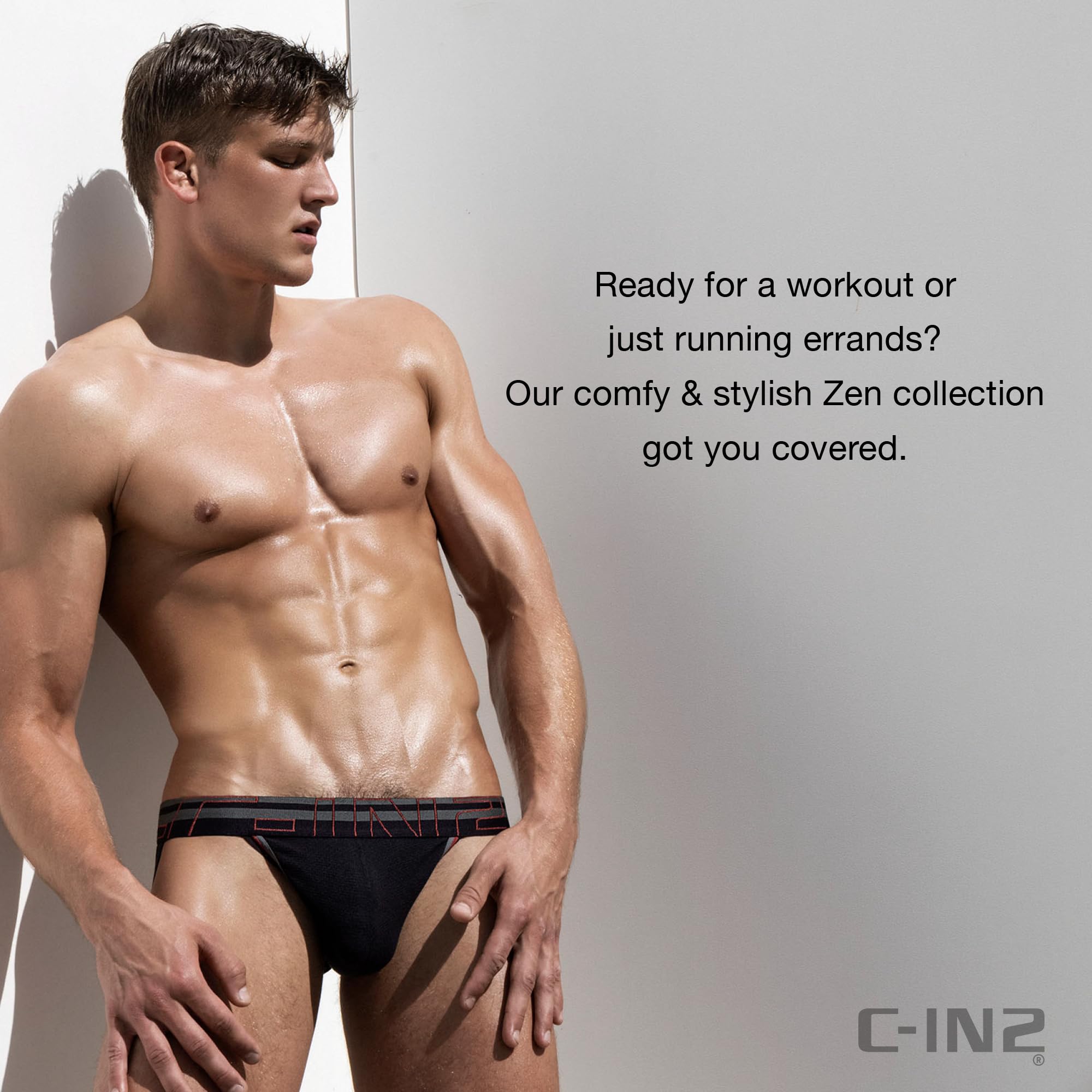 C-IN2 Zen Jock Strap - Comfortable Men's Underwear for Workout & Fitness - Perfect for Gym, Running, and Sports Activities