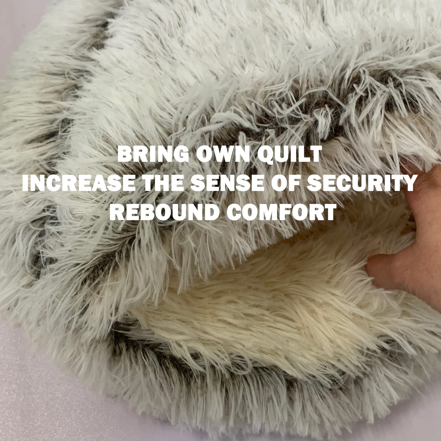 Ferret Bed Cave & Hideout - Cozy Small Animal Bed for Ferrets, Hamsters, Hedgehogs - Brown Cage Accessories for Sleeping & Play (Perfect for Small Pet Cages & Play Areas)