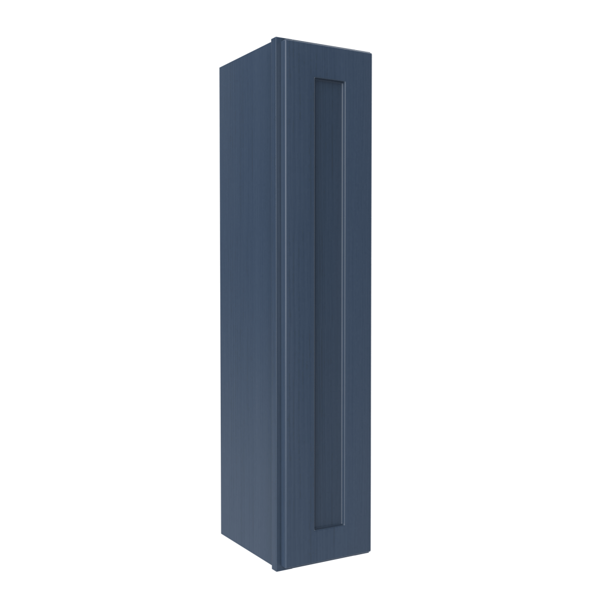 42 Inch Blue Shaker Wall Cabinet - 09W x 42H x 12D RTA Ready-to-Assemble Kitchen Storage for Bathroom, Laundry Room & Garage Organization