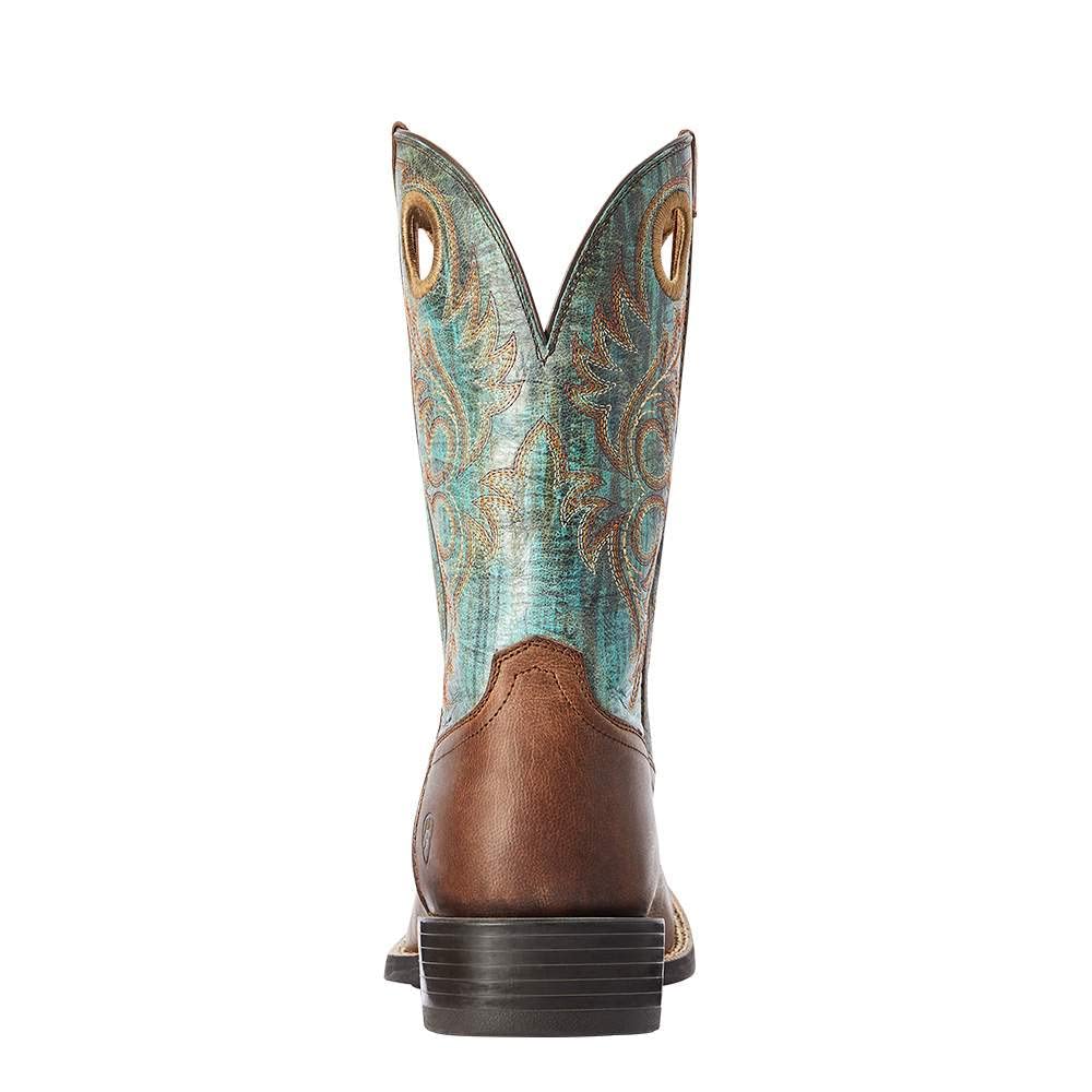 Ariat Men's Sport Rodeo Western Boot - Durable Cowboy Boots for Riding, Work & Outdoor Activities | Comfortable & Stylish Western Footwear for Ranch, Rodeo & Country Events