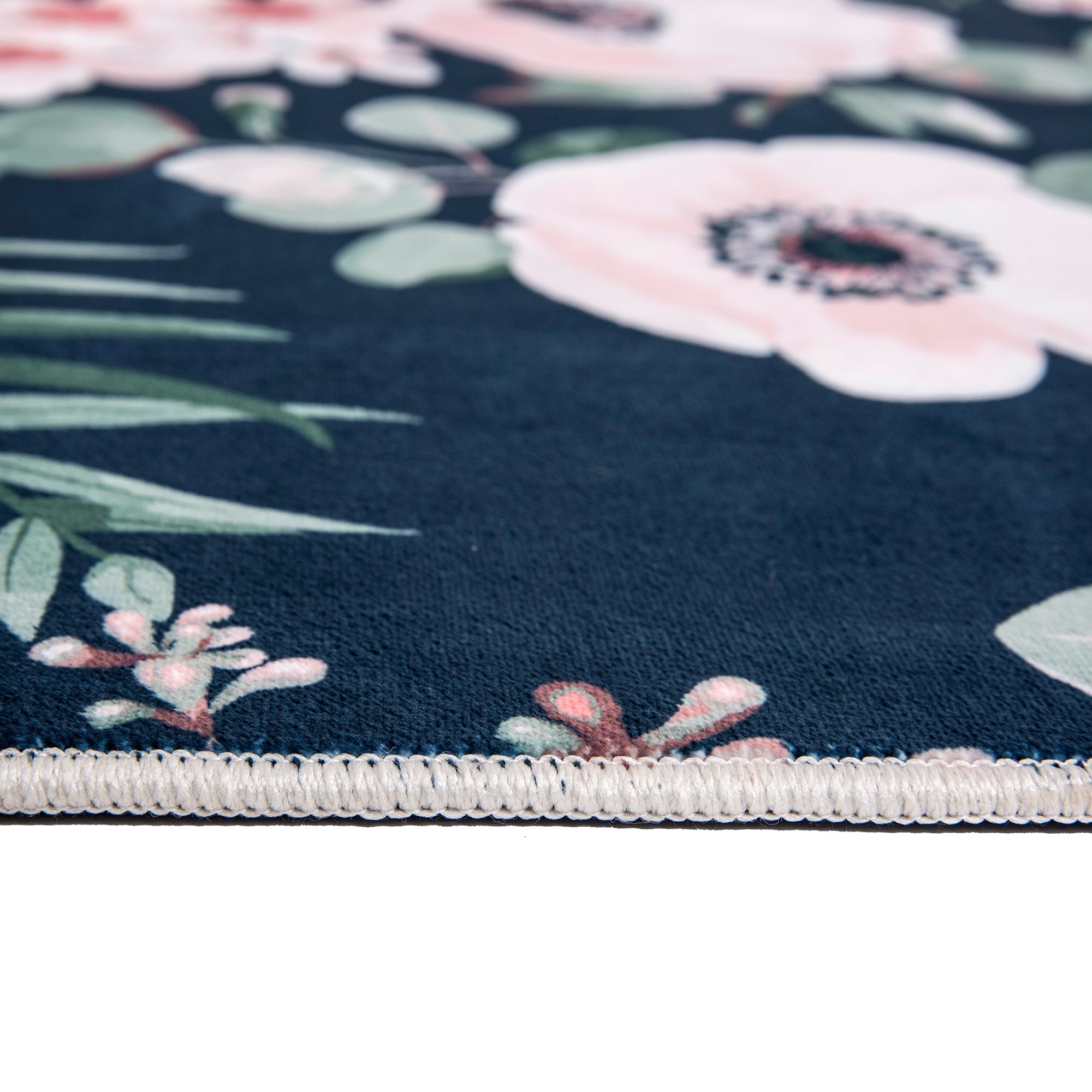 Fiori Floral Area Rug - Soft Non-Slip Boho Chic Floor Mat for Living Room, Bedroom & Nursery | Home Decor & Bohemian Style Accent