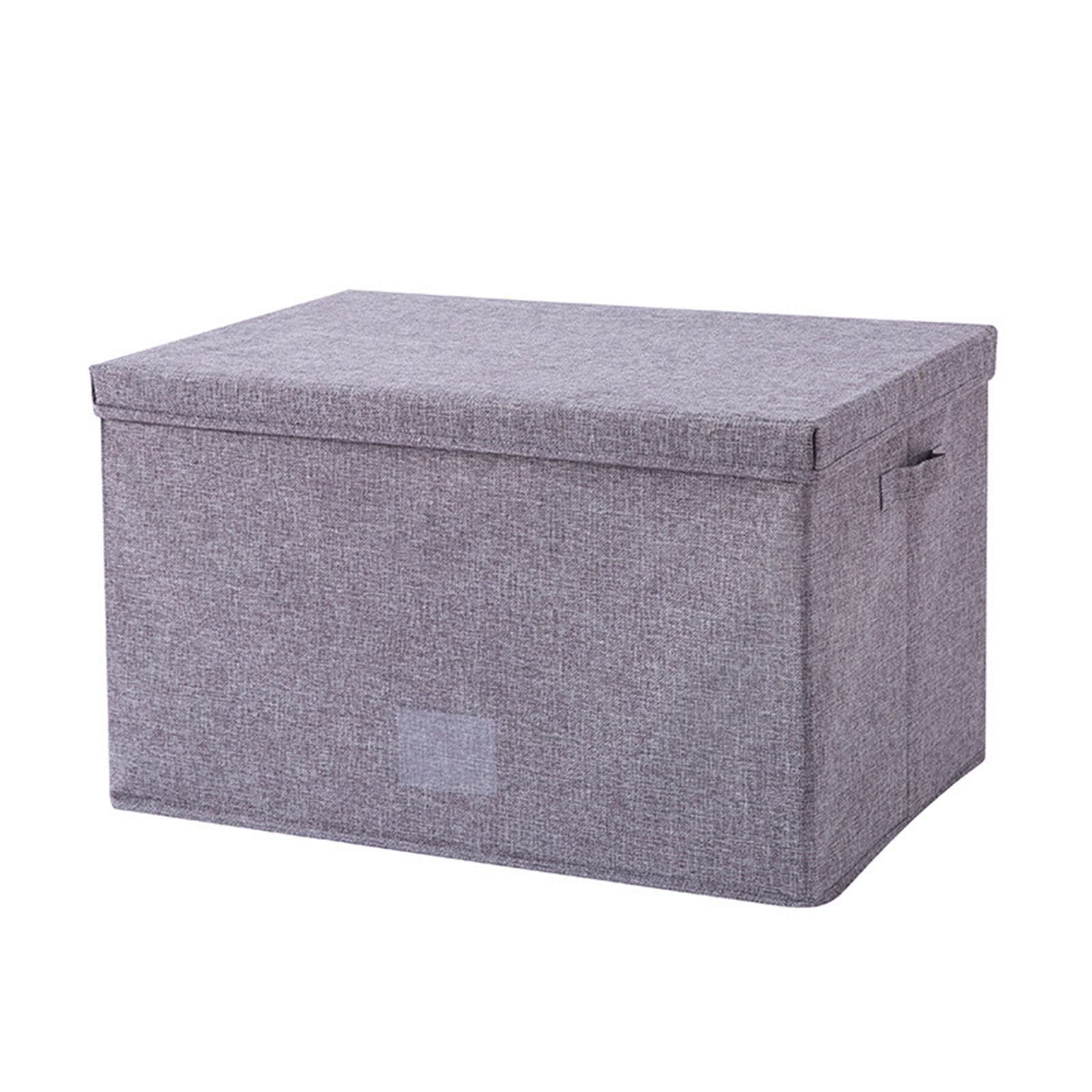 Foldable Large-Capacity Storage Bins with Lids & Handles - Closet Organizers for Bedroom, Living Room, Nursery, Office & Dorm | Space-Saving Home Organization Solution for Clothes, Toys & Essentials