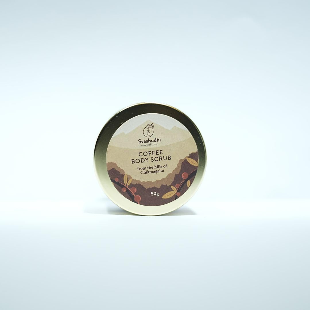 SVASHUDHI Coffee Body Scrub - Exfoliating & Moisturizing for Smooth Skin | Perfect for Spa Day & Self-Care Routine