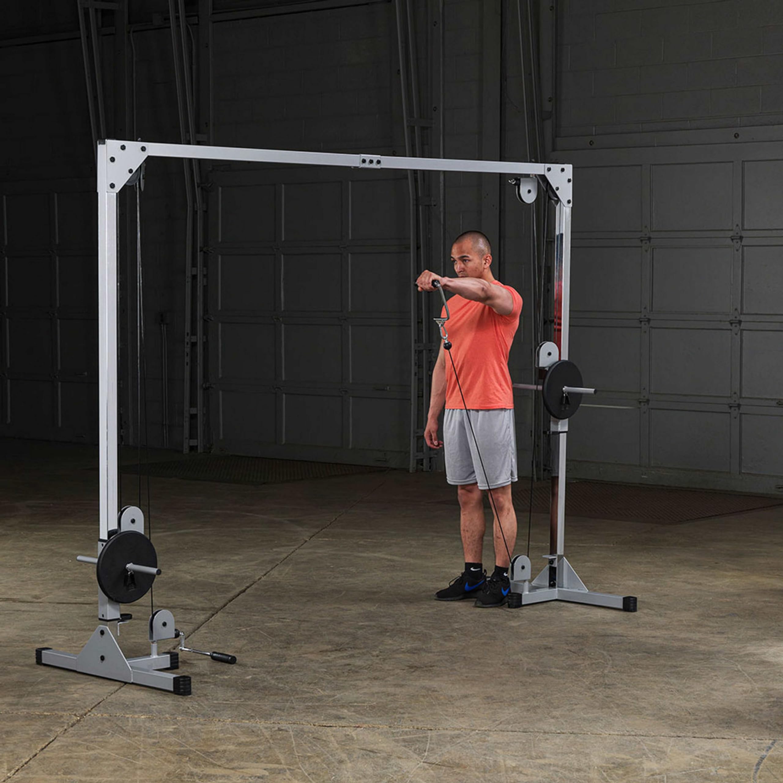Body-Solid Powerline Cable Crossover Machine - Adjustable High & Low Pulley Gym Equipment for Home Workouts, Functional Trainer for Total Body Exercise, Cable Fly & Crossover Training | Perfect for Strength Training, Muscle Building & Home Gym Fitness Routines