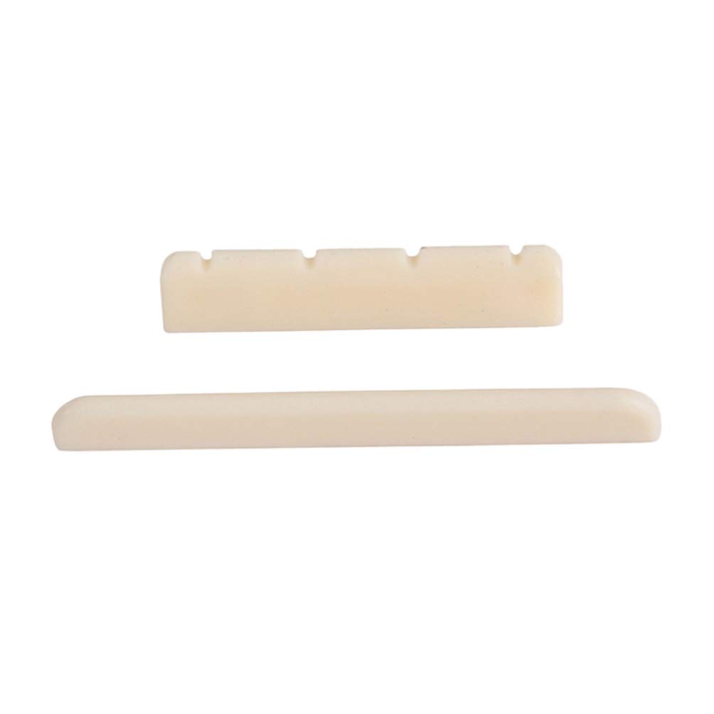Healifty Guitar Nut and Saddle Kit - Premium Replacement Guitar Accessories for Acoustic & Electric Guitars - Perfect for Guitar Repair, Maintenance, and Upgrades