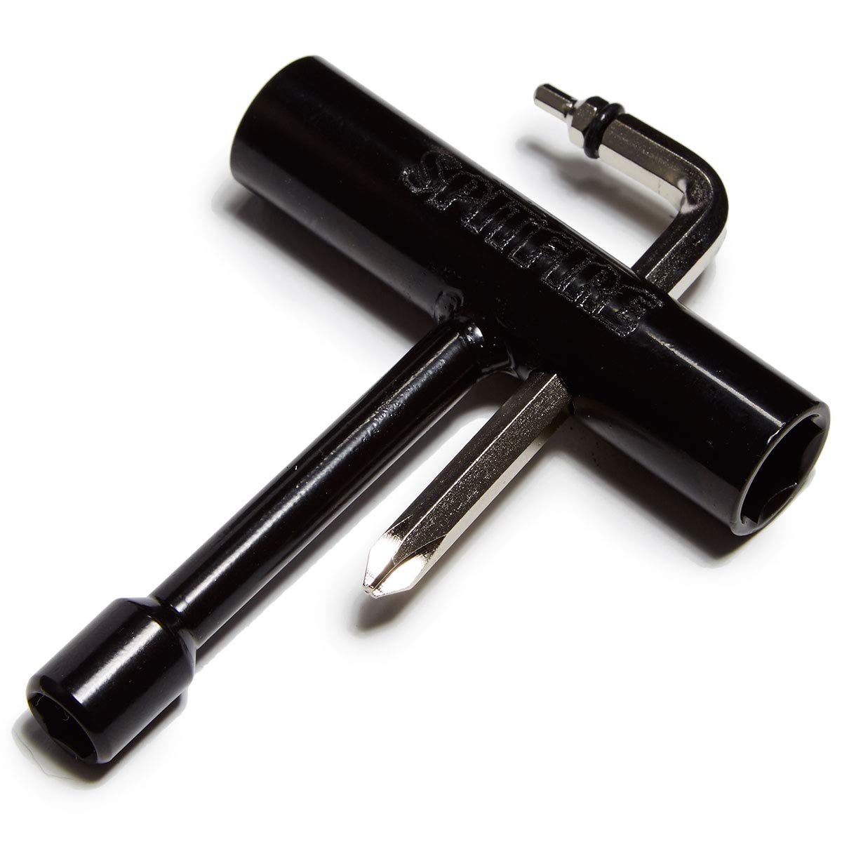 Spitfire T3 Skateboard Multi-Tool - Durable Skateboard Repair Tool for Bearings, Trucks & Wheels - Perfect for Skateboard Maintenance & On-the-Go Repairs