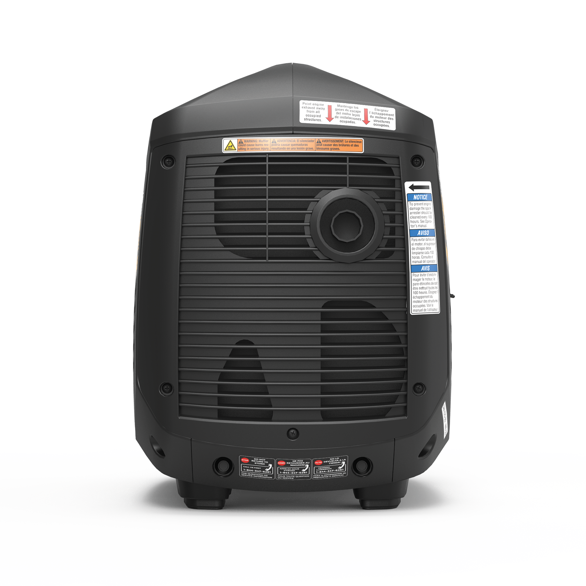 2100W Portable Inverter Generator with Recoil Start & CO Alert - Quiet, Lightweight Power for Camping, RV Trips & Emergency Backup