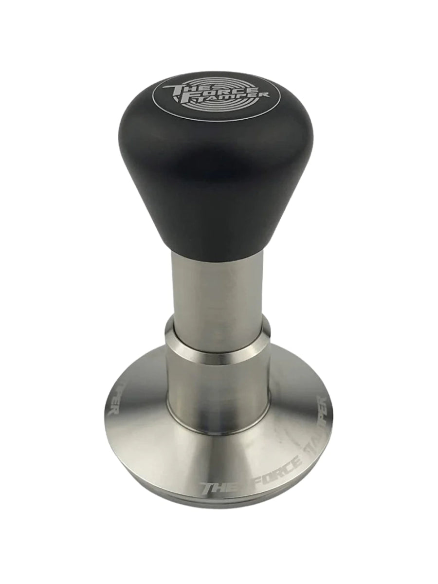Premium 58mm Coffee Tamper - The Force Tamper for Espresso Machines, Barista-Grade Stainless Steel Coffee Press with Ergonomic Handle - Perfect for Home Brewing & Professional Cafes