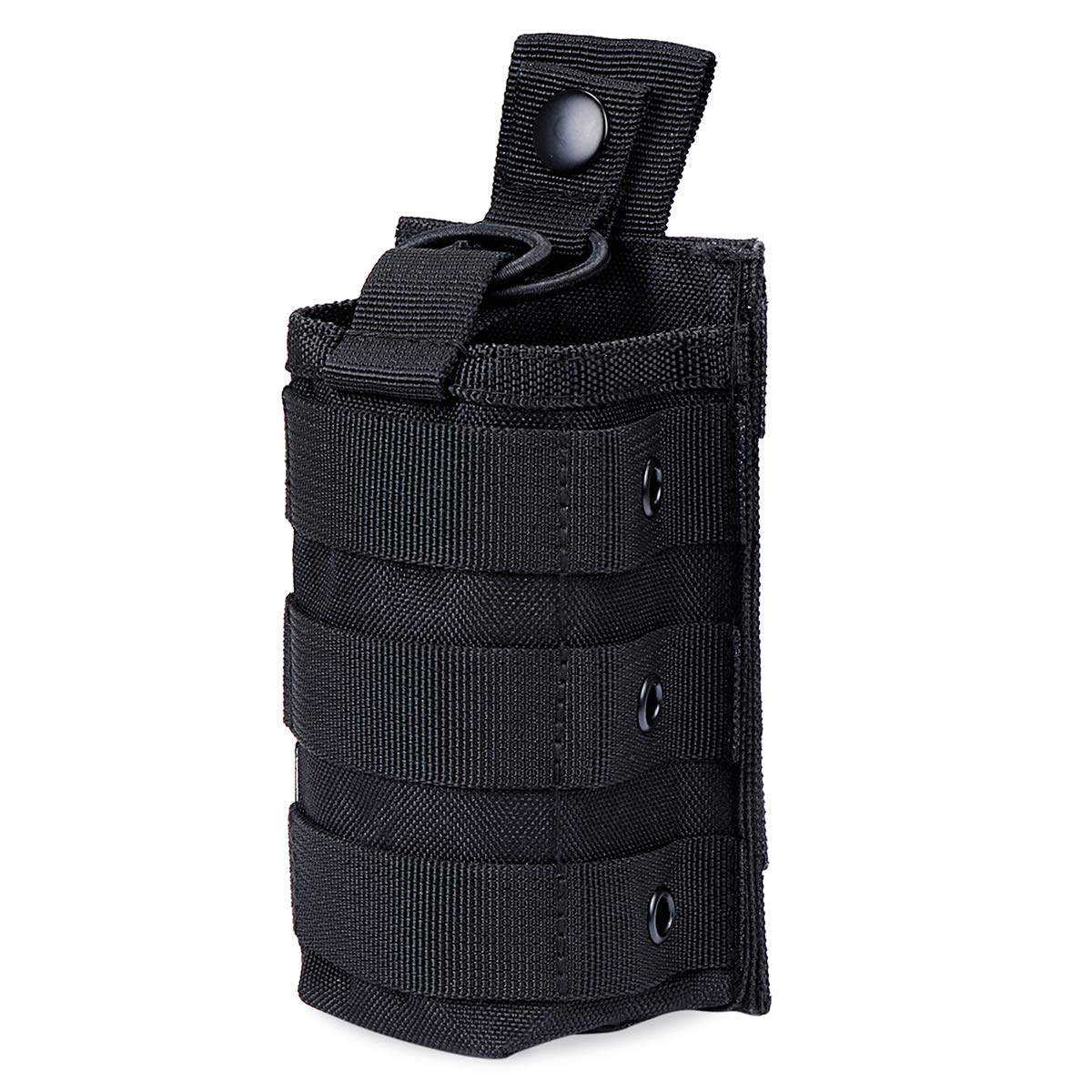 Tactical Universal Radio Holster Pouch - 1000D Nylon Military Molle Case for Baofeng, Motorola, Midland CB Walkie Talkies (1 Pack) - Durable Radio Holder for Outdoor, Camping, Hiking & Emergency Communication
