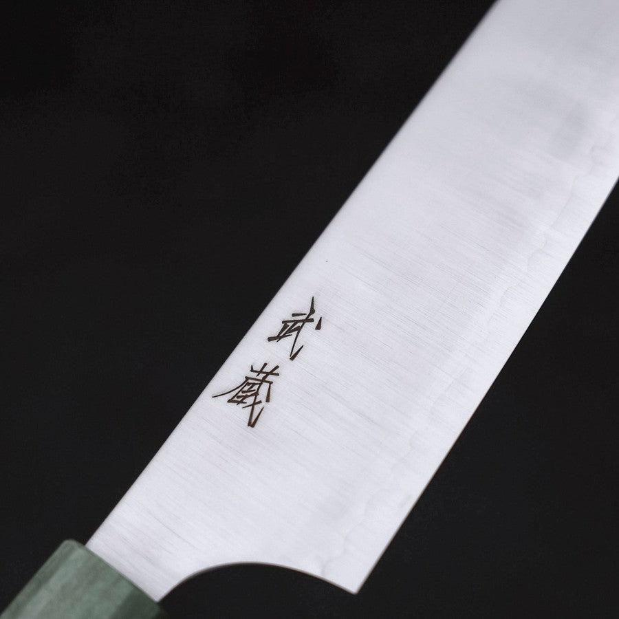 Premium Santoku Knife 180mm - Blue Super Steel, Polished Maple Handle - Perfect for Slicing, Dicing & Chopping Vegetables, Meat & Fish - Ideal for Home Chefs & Professional Kitchens