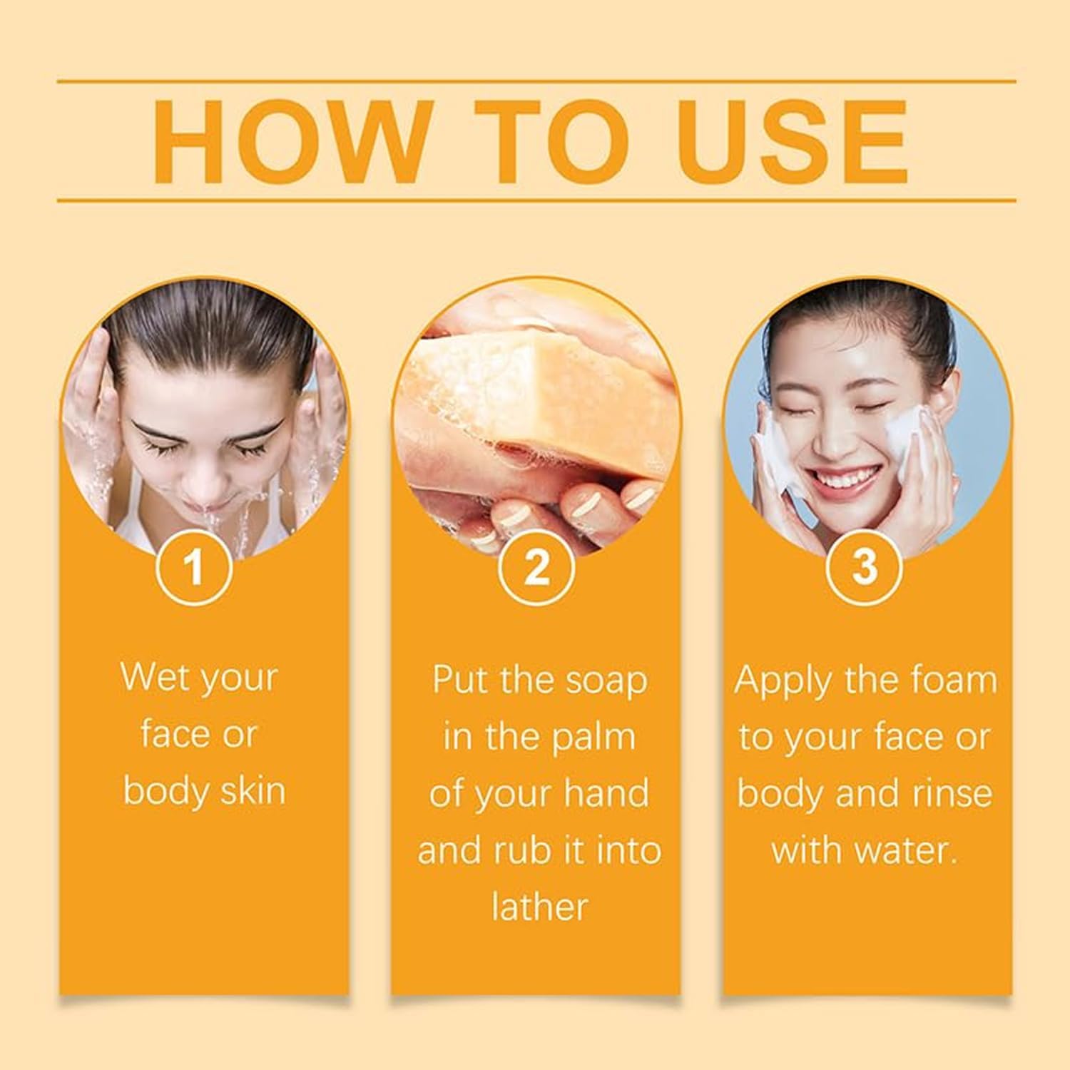 Organic Turmeric Face Wash & Care Set - Brightening Facial Cleanser with Exfoliating Brush & Soap - Natural Skincare Bundle for Glowing Skin - Perfect for Acne Treatment & Evening Skincare Routine