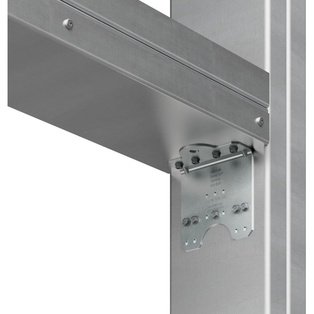 Simpson Strong-Tie SSC4.25-R50 4-1/4 Inch 14-Gauge Galvanized Steel Stud Clip (50 Pack) - Heavy Duty Metal Framing Connector for Wall Studs, Joists & Structural Support in Construction Projects