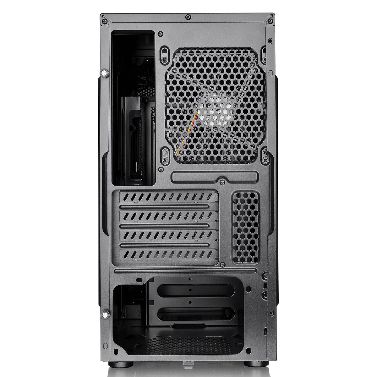 Thermaltake Versa H15 Black M-ATX Gaming PC Case - Compact Tower for High Performance Gaming & Workstation Builds - Perfect for Small Spaces & Home Offices