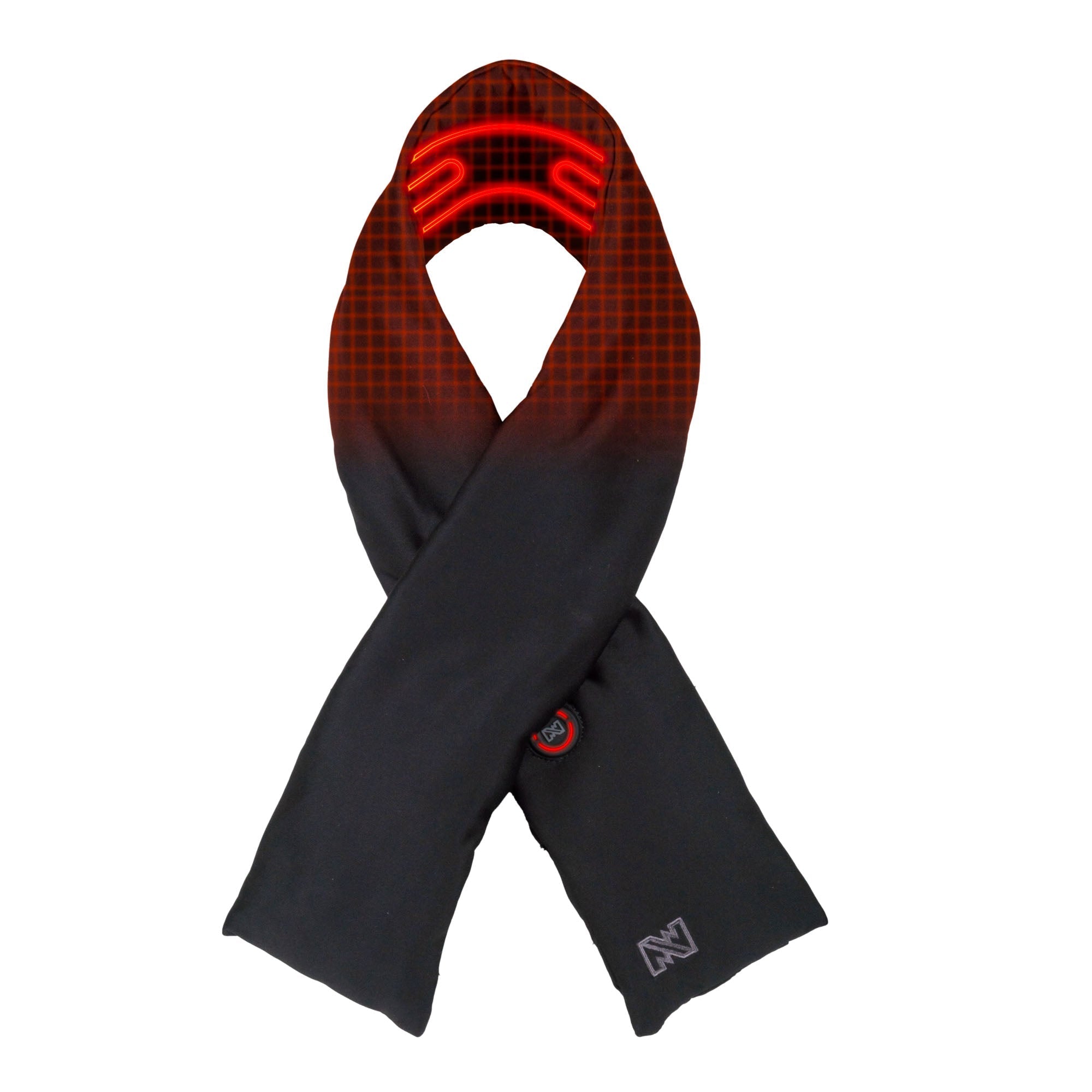 Unisex Heated Scarf - 7.4V Electric Warming Scarf for Winter, Black One Size - Perfect for Outdoor Activities, Commuting & Cold Weather Comfort