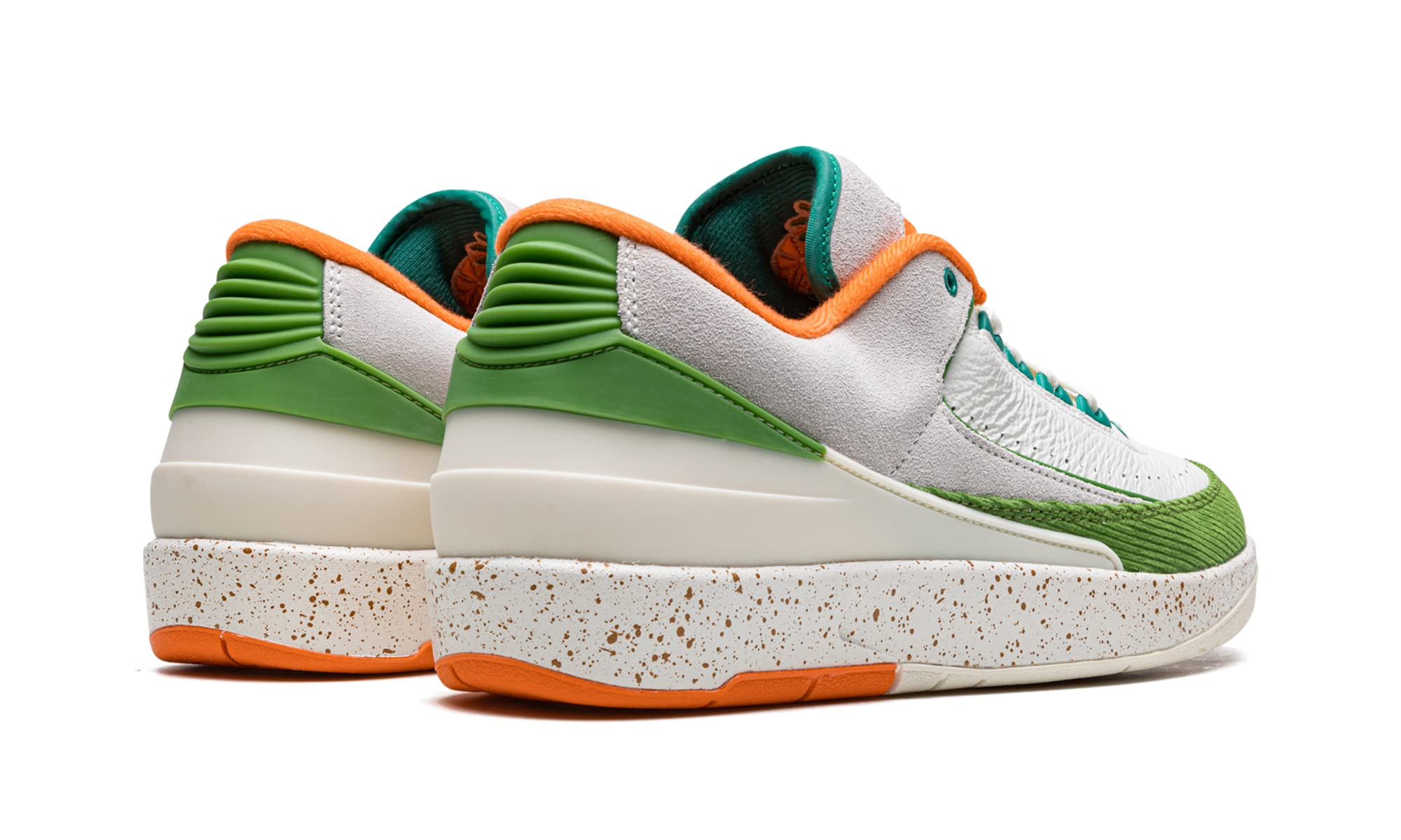 Nike Women's Air Jordan 2 Low Retro Sneakers DV6206-183 - Titan/White - Size 9.5 - Comfortable Casual & Streetwear Fashion Shoes for Women