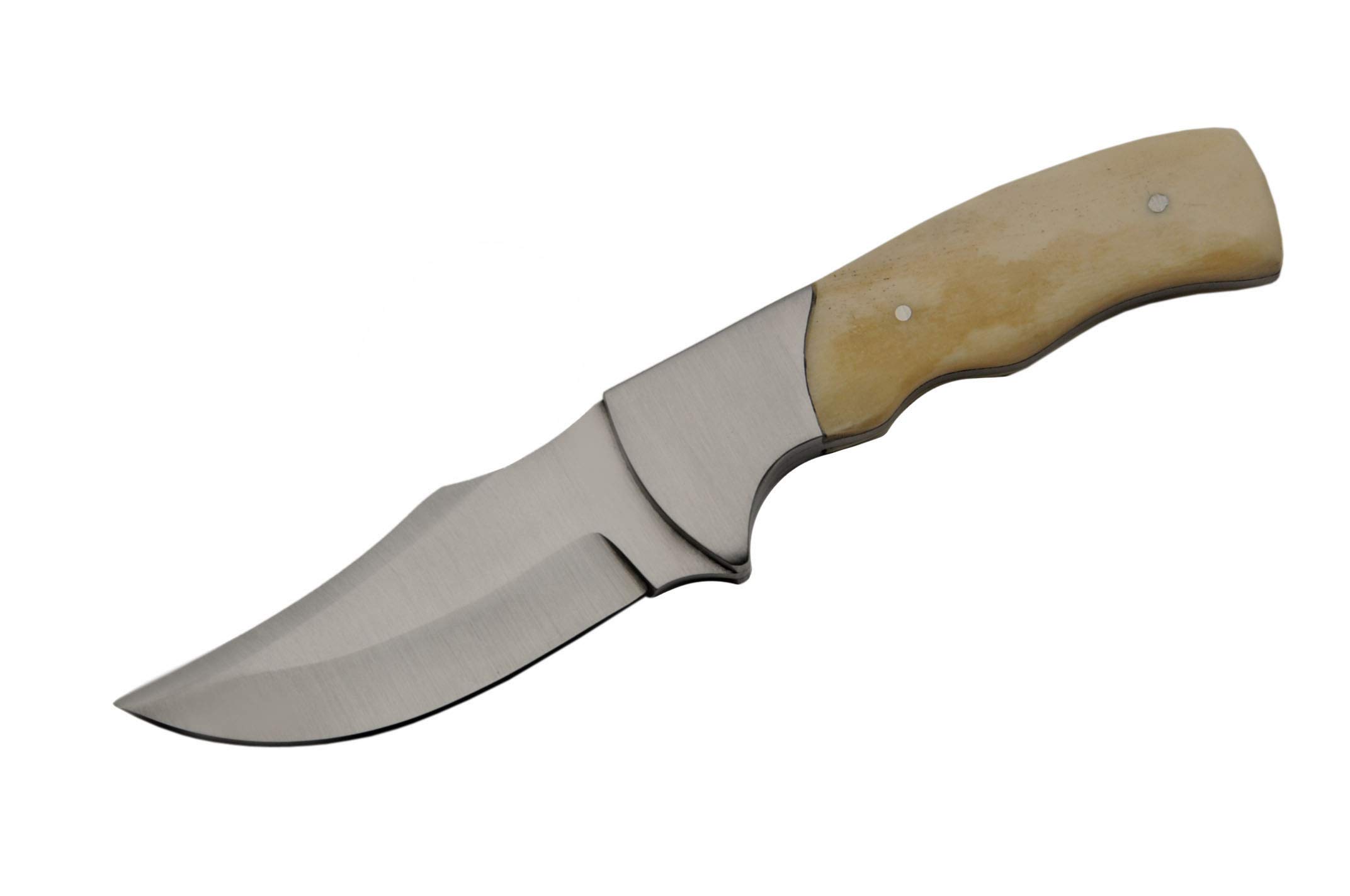 SZCO Supplies Premium Bone Handle Hunting Knife - Durable Outdoor Survival Tool for Camping, Hunting & Bushcraft