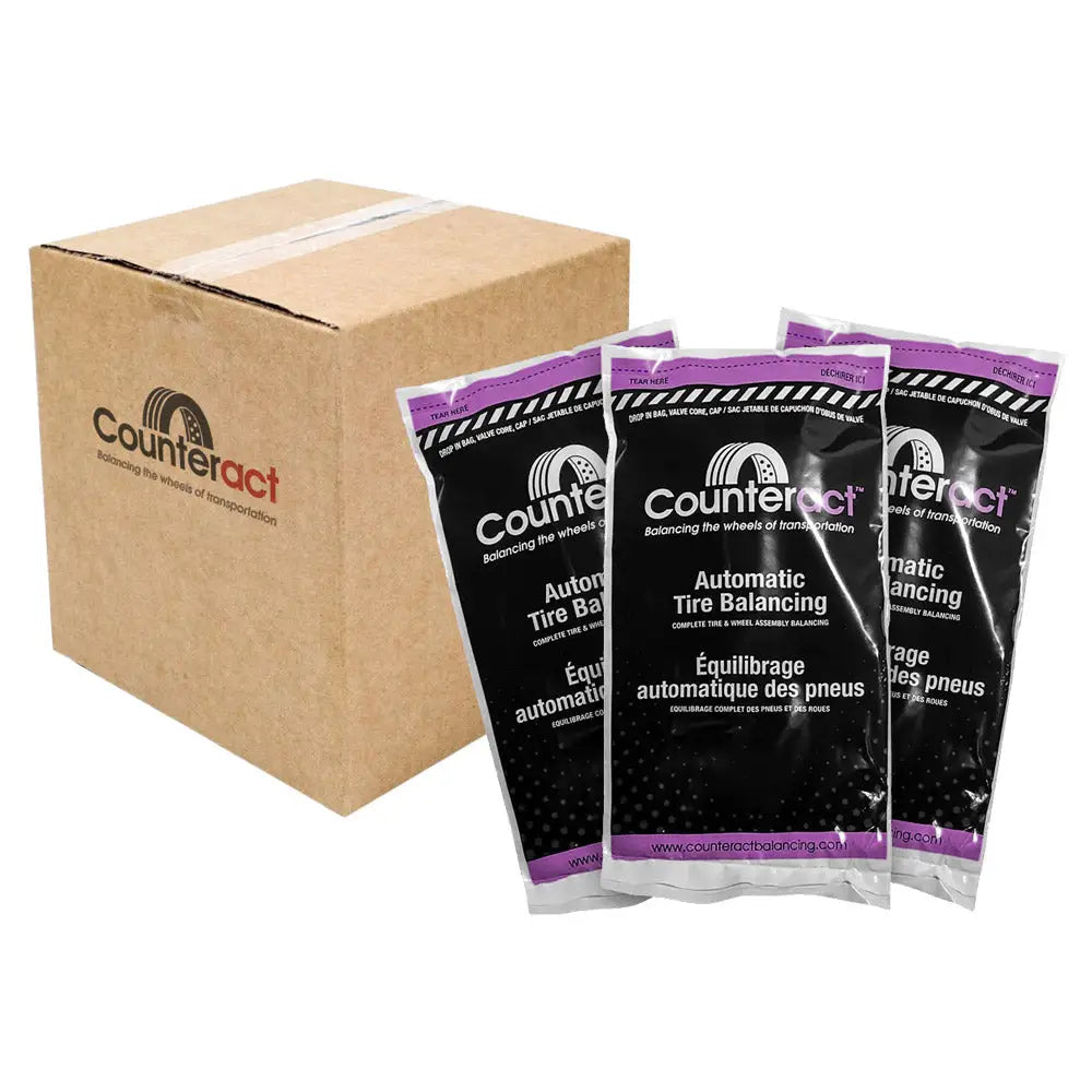 Counteract Tire Balancing Beads for Trucks & Trailers - Eliminate Wheel Vibration, Improve Fuel Efficiency (Case of 12) - Perfect for Off-Roading, RV & Heavy-Duty Vehicles