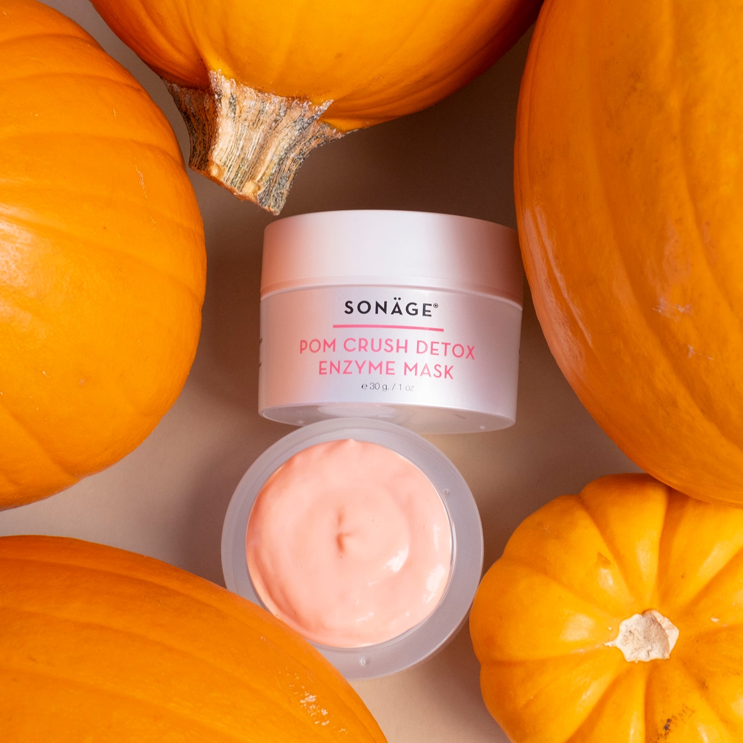 Pom Crush Detox Enzyme Mask - Wholesale Bulk - Brightening & Exfoliating Face Mask for Glowing Skin - Perfect for Spa, Salon & At-Home Skincare Routine