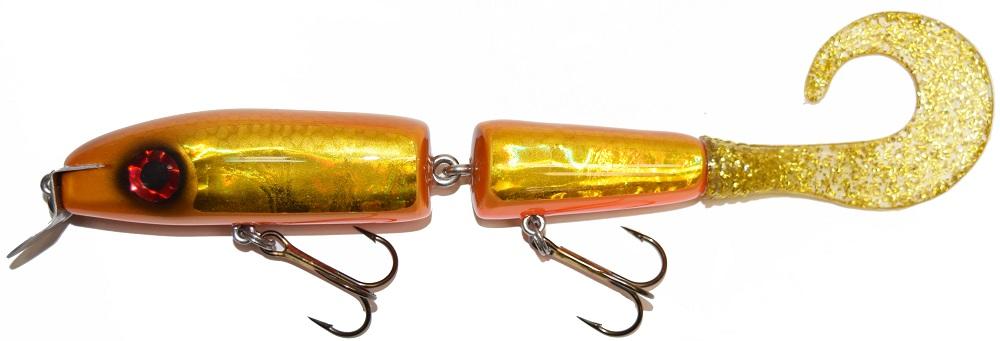 Big Fork Reef Digger Shallow Crankbait with Soft Tail - Premium Fishing Lure for Bass, Trout & Walleye - Perfect for Freshwater & Saltwater Fishing