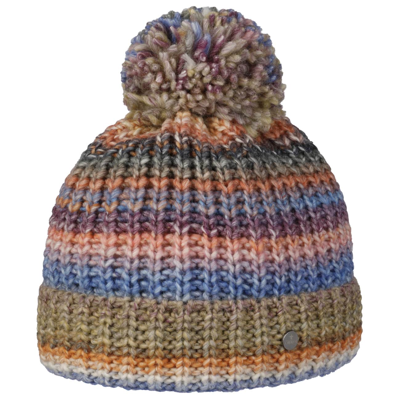 Lierys Finja Bobble Hat - Warm Winter Knit Beanie for Women & Men - Cozy Cable Knit Pom Pom Hat for Cold Weather - Perfect for Skiing, Snowboarding & Outdoor Activities