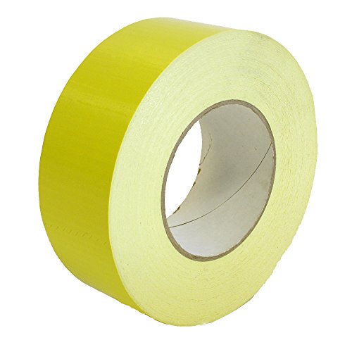 24 Rolls Polyken 203 Premium Cloth Duct Tape - 2 Inch x 60 Yards - Heavy Duty Yellow Adhesive Tape for HVAC, Construction, Automotive & Home Repairs - Industrial Strength Multipurpose Tape