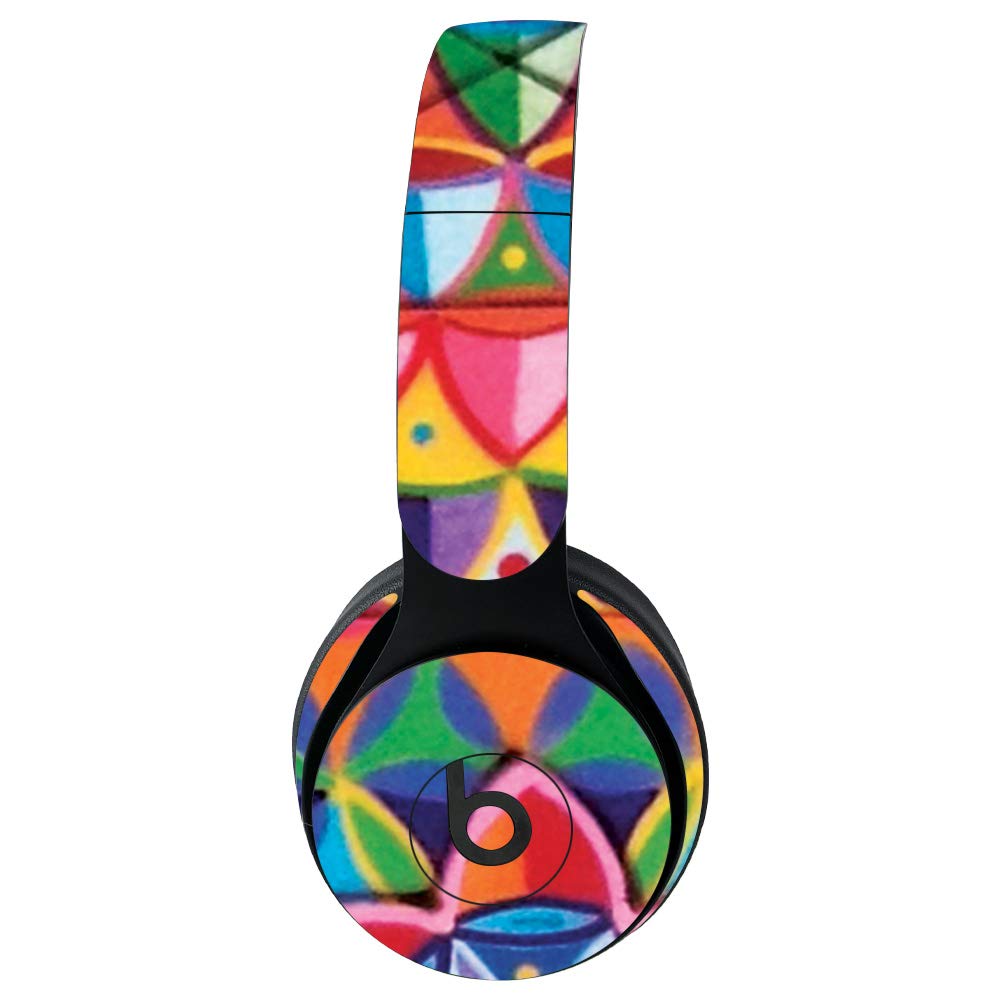 Beats Solo Pro Wireless Headphones Skin - Rainbow Kaleidoscope Vinyl Decal Wrap | Protective & Durable Cover | Easy to Apply & Remove | Made in USA | Perfect for Gym, Travel & Daily Use