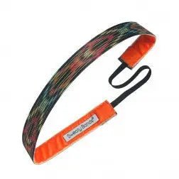Sweaty Bands Dreamweaver Orange Headband for Women - Non-Slip Yoga Headband, Workout Head Wrap for Running, Fitness & Sports - Moisture Wicking & Comfortable Hair Accessory