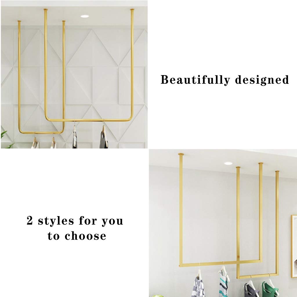 Modern Gold Wall Hooks for Hanging Clothes & Hats - 120cm High Temperature Paint Coat Hooks - Creative Personalized Door & Wall Mounted Display Racks - Easy Installation for Bedroom, Entryway & Closet Organization