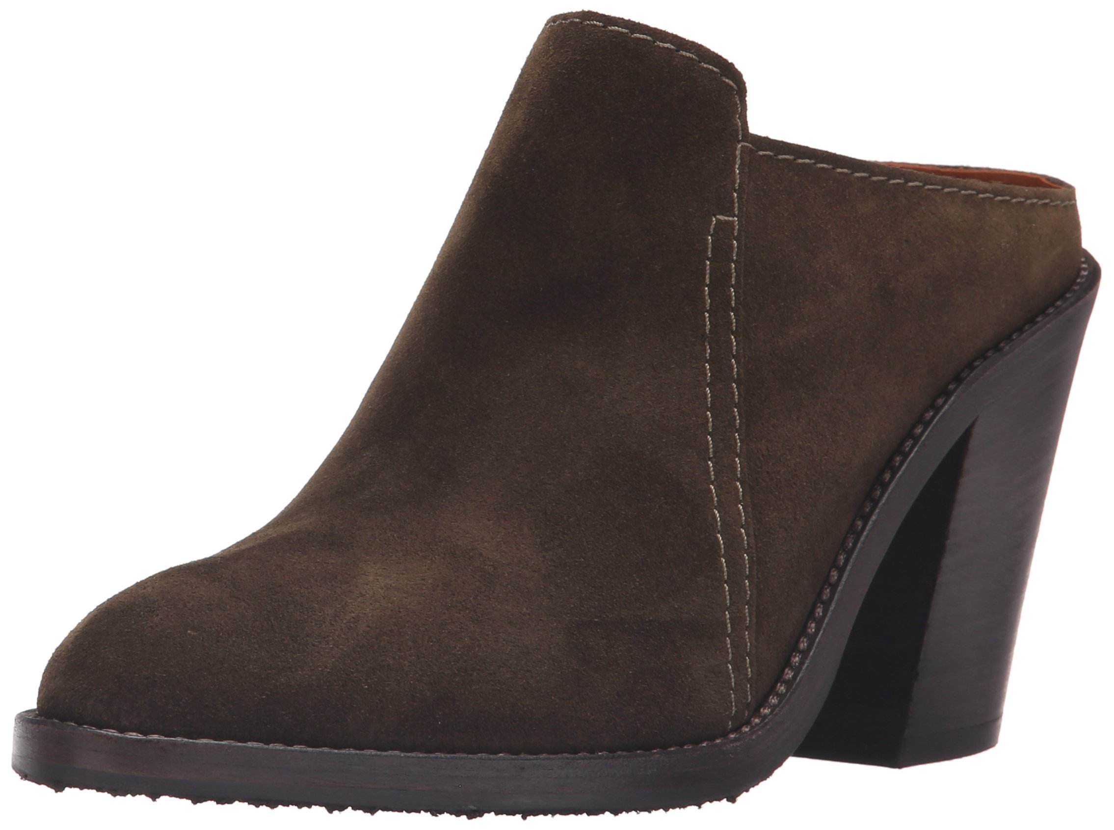 Aquatalia Women's Libby Brush Oil Suede Mule - Comfortable Slip-On House Shoes for Indoor & Outdoor Wear