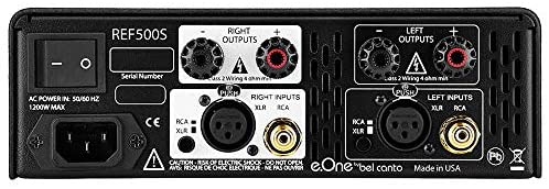 Bel Canto REF501S High-End Power Amplifier - Premium Audio for Home Theater & Hi-Fi Systems - Perfect for Audiophiles & Music Enthusiasts
