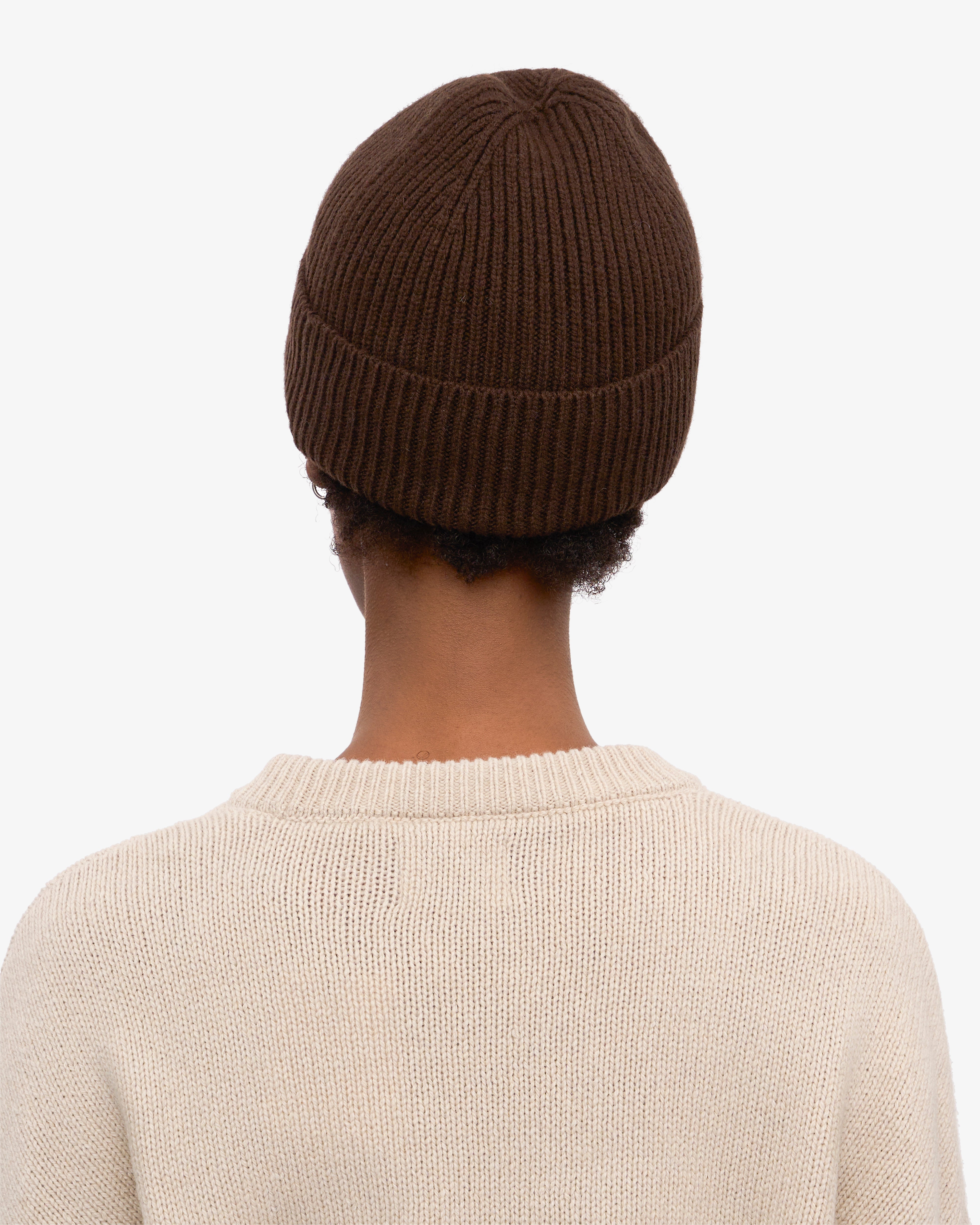 Premium Merino Wool Beanie for Men & Women - Soft Warm Winter Hat in Coffee Brown - Perfect for Skiing, Hiking & Outdoor Activities