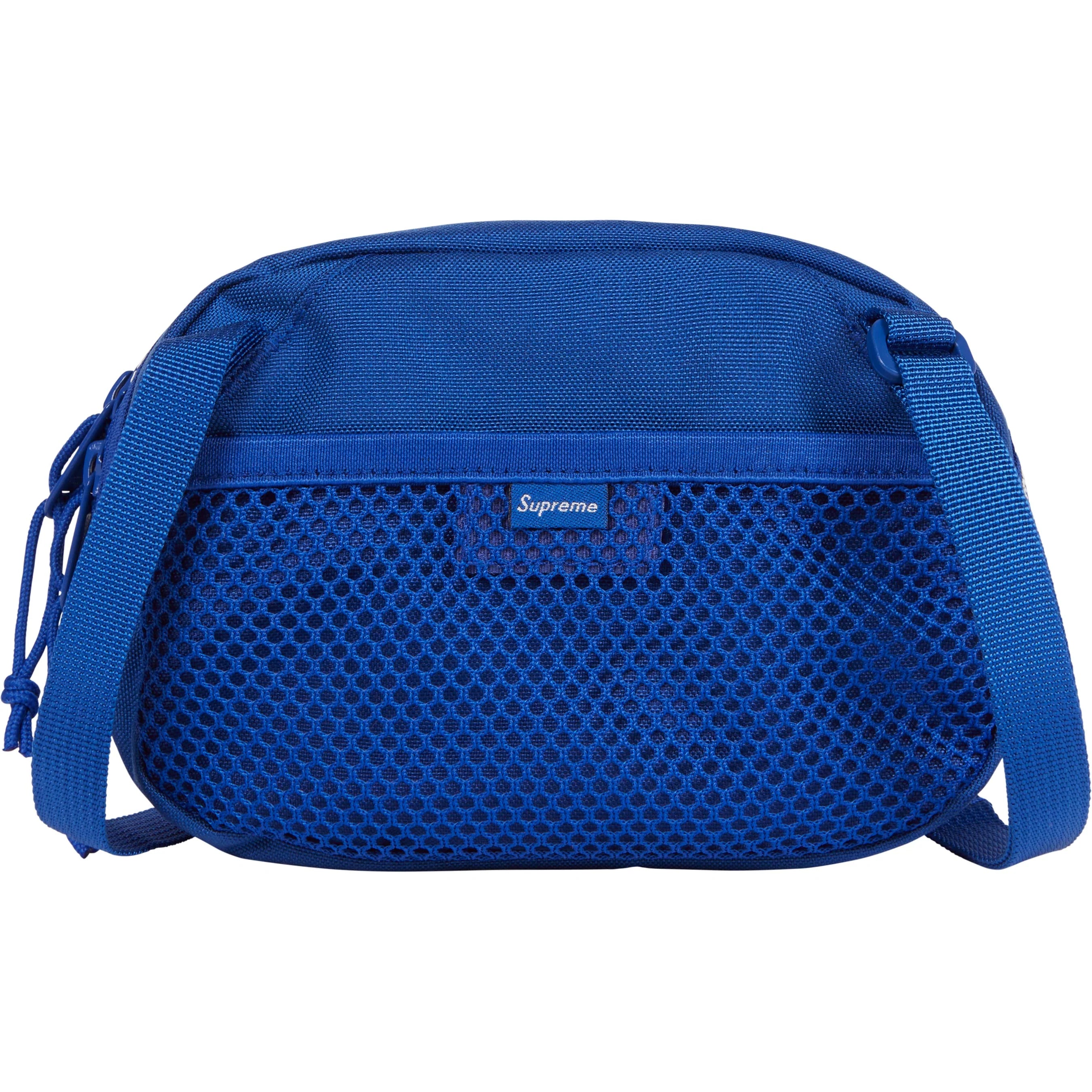 Supreme FW24 Mini Side Bag Blue - Stylish Crossbody Bag for Men & Women - Perfect for Travel, Gym, and Everyday Use