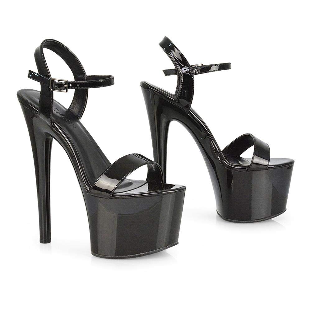Kino London Women's High Platform Heels - Stylish Chunky Block Heel Shoes for Party, Wedding & Night Out | Comfortable & Fashionable Dress Pumps for Women