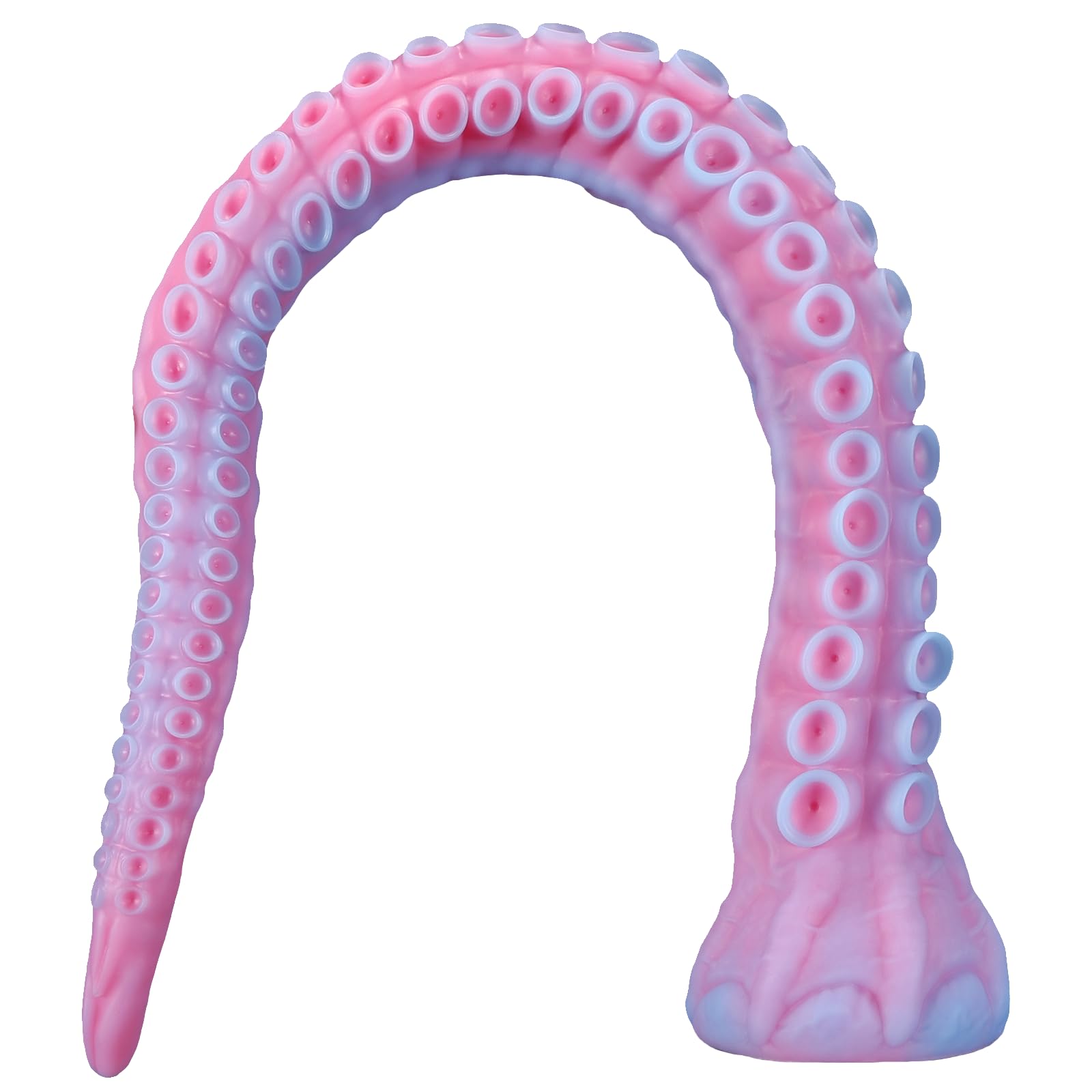 Nothosaur ALLA 22 Inch Tentacle Series Dildo - Platinum Silicone Anal Plug with Strong Suction Cup | Monster Fantasy Sex Toy for Women, Men & Couples | Glow in The Dark (GITD) | Perfect for BDSM, Roleplay & Spicing Up Your Bedroom Adventures