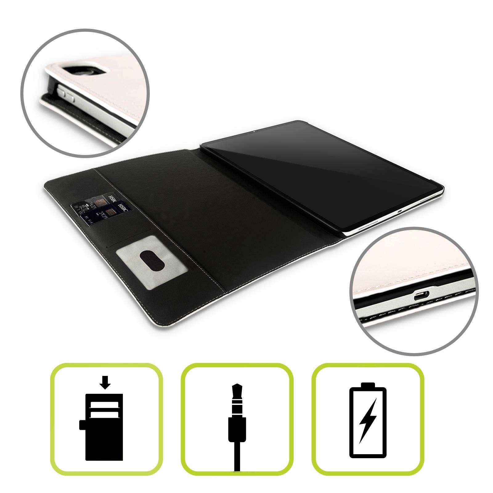 Head Case Designs Cosmo18 Mysterious Space Leather Book Wallet Case for Apple iPad Mini 4 - Perfect for Work, Travel & Daily Protection