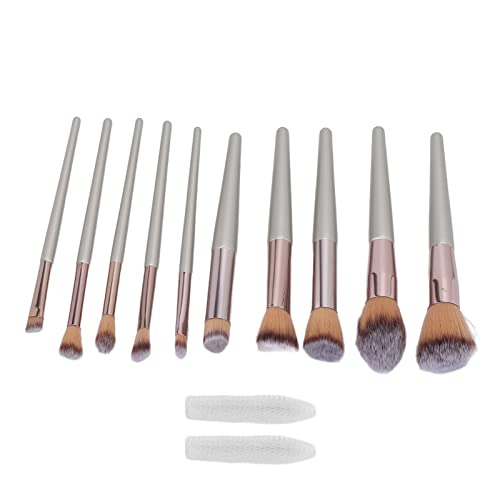 10pcs Professional Makeup Brush Set - Soft Ergonomic Cosmetic Brushes for Foundation, Blush & Powder | Portable Travel-Friendly Beauty Tools for Home & Salon Use