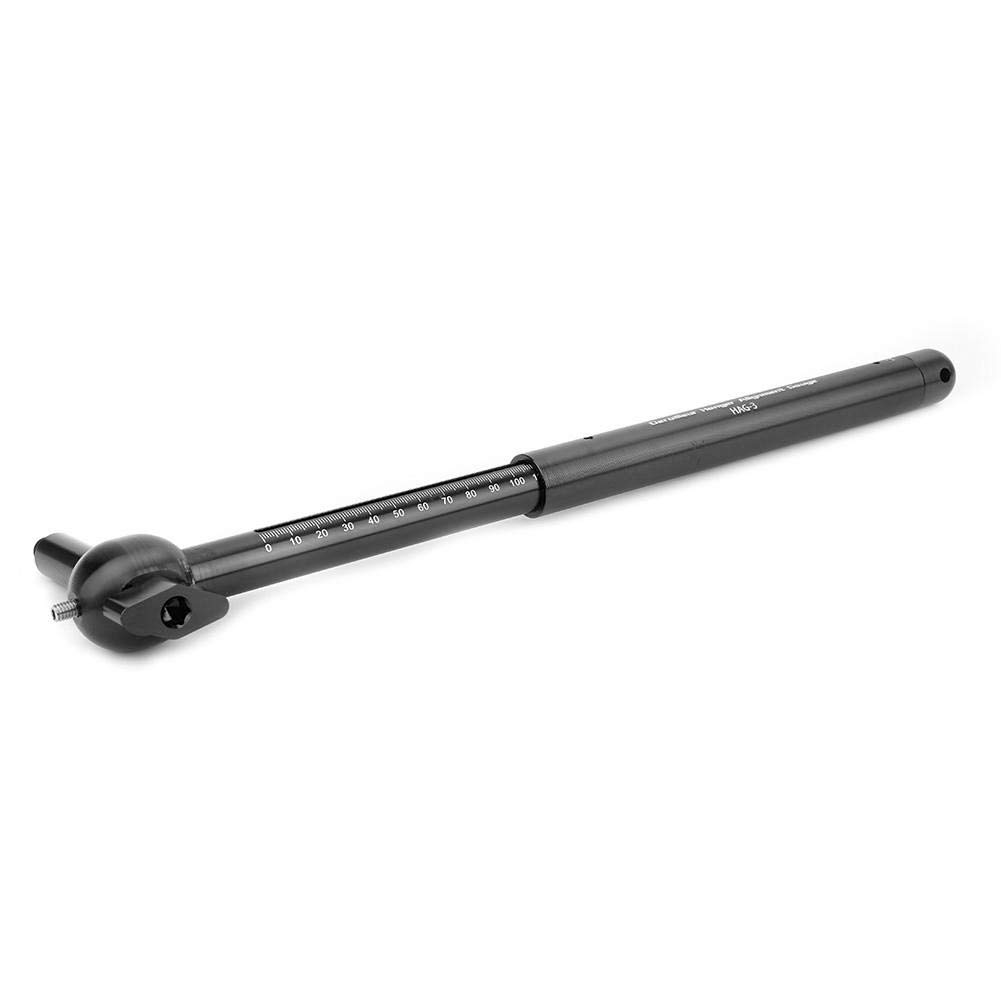 **Bike Hanger Alignment Tool - Derailleur Hanger Alignment Gauge, Telescopic Adjuster for Mountain & Road Bicycles (Black) - Perfect for Outdoor Cycling & Bike Maintenance**