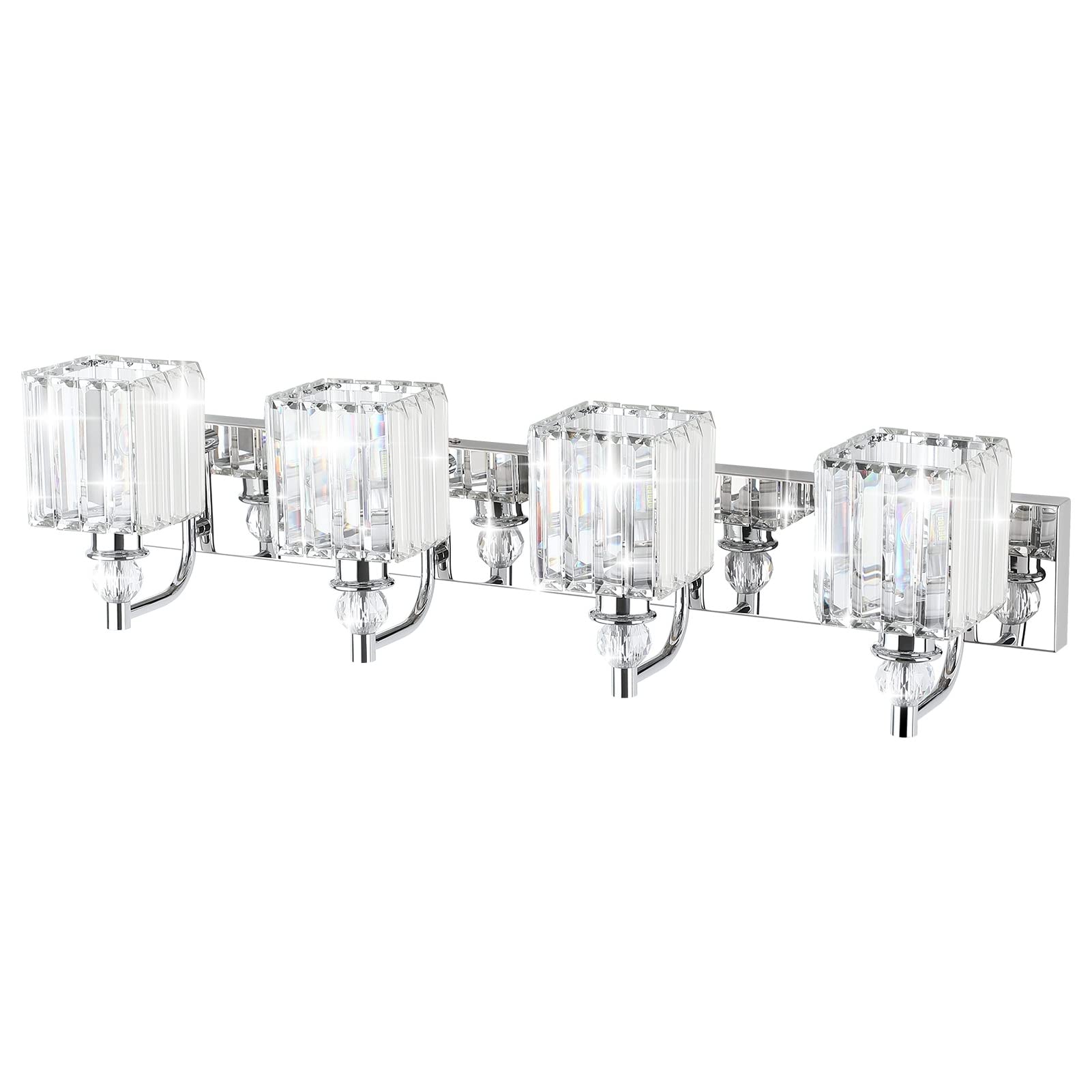 Ralbay Modern Crystal Vanity Light - 4-Light 31.5
