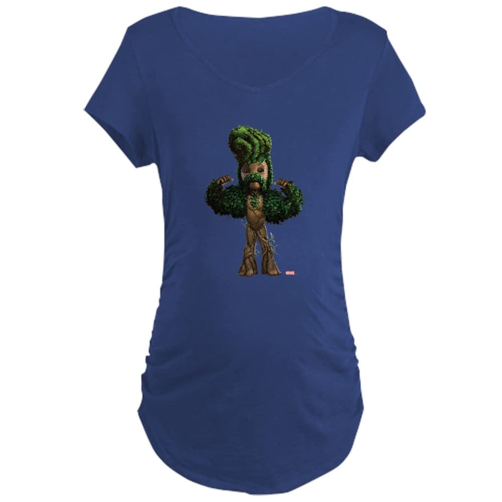 I Am Groot Flexing Women's Maternity T-Shirt - Funny Pregnancy Tee for Marvel Fans - Perfect for Baby Showers & Gender Reveals