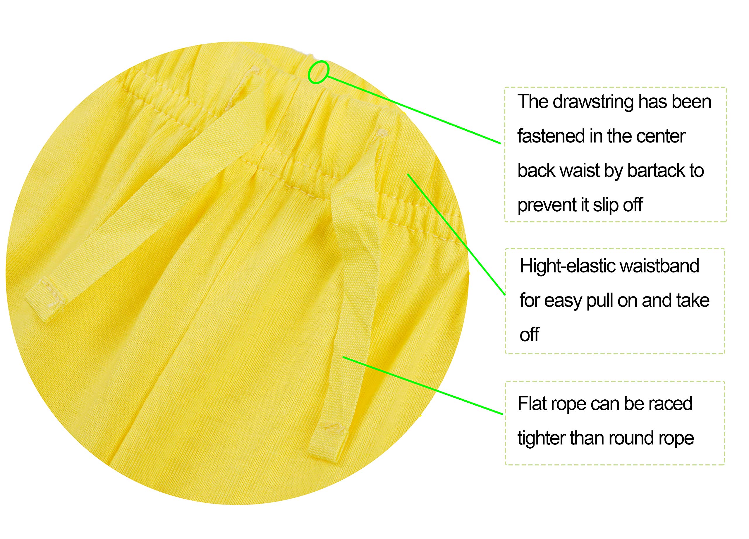 ALWAYSONE Kids Cotton Sweat Sport Shorts with Drawstring - Soft Jersey Athletic Shorts for Boys & Girls Ages 3-12 - Perfect for Playtime, Sports & Casual Wear