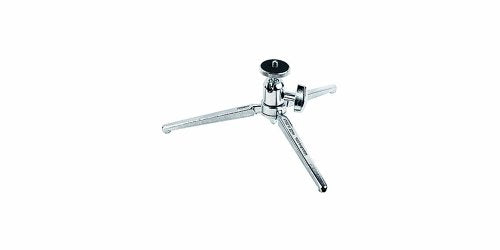 Manfrotto 709BR DIGI Compact Tabletop Tripod with Ball Head - Brushed Silver Finish | Perfect for DSLR Cameras, Vlogging & Indoor Photography