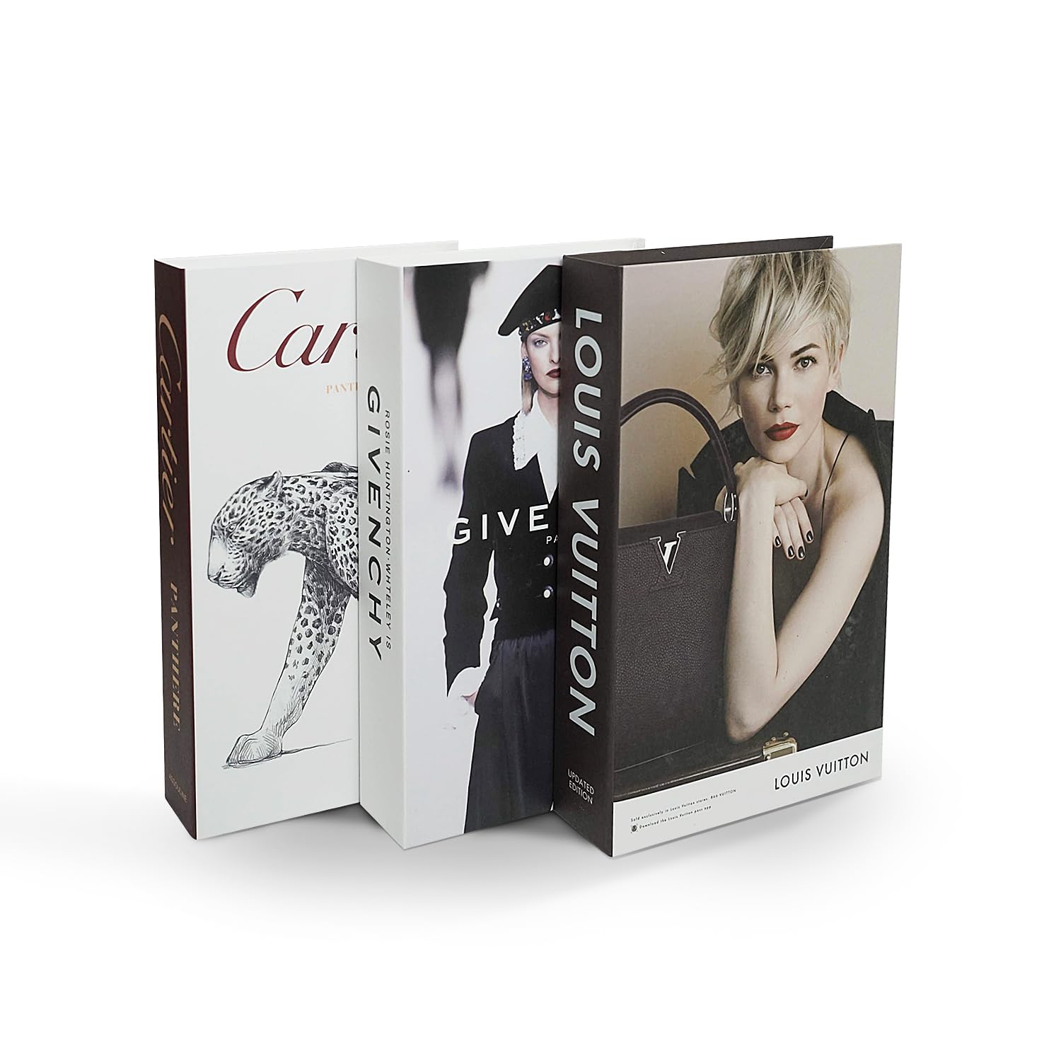 Decorative Coffee Table Books Set of 3 - Fake Books for Home Decor, Aesthetic Bookshelf Decor for Living Room, Office & Bedroom | Perfect for Coffee Table Styling, Bookshelf Arrangement & Interior Design Accents