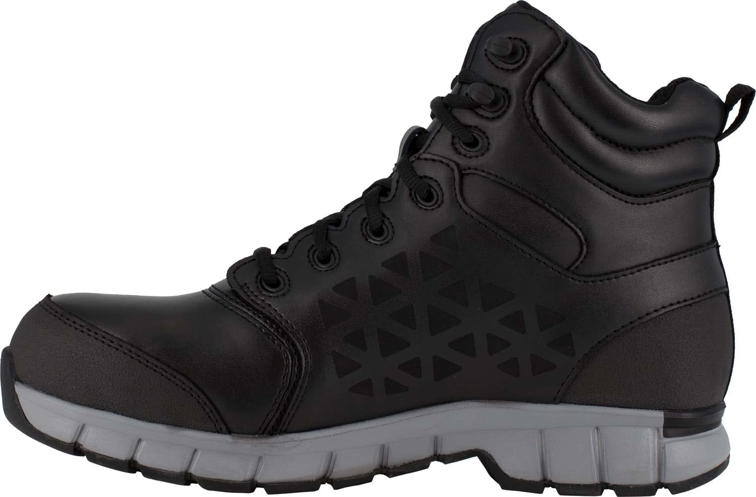 Reebok Men's Sublite Cushion Safety Toe 6-Inch Athletic Work Boots - Steel Toe, Lightweight & Comfortable for Industrial & Construction Workers - Perfect for Warehouse, Factory, and Heavy-Duty Job Sites